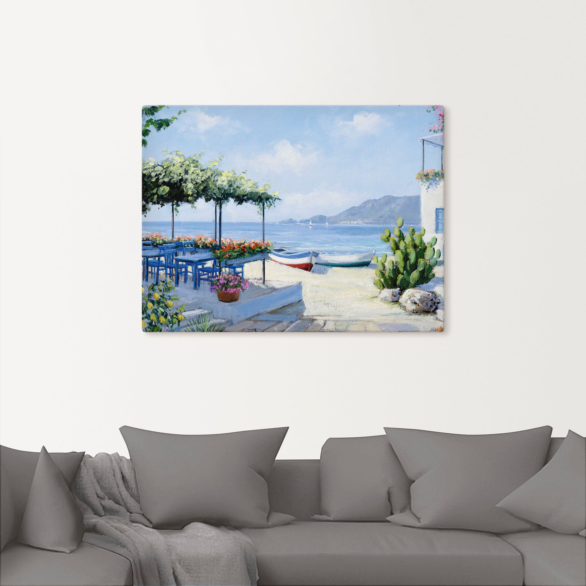 Artland Wandbild »Toller Meeresblick«, Gewässer, (1 St.), als Leinwandbild, Wandaufkleber in verschied. Größen