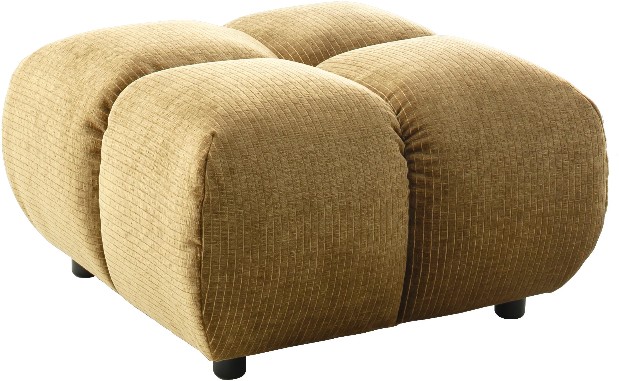 Home affaire Polsterhocker "Graceland, mit eleganter Steppung, weich gepols günstig online kaufen