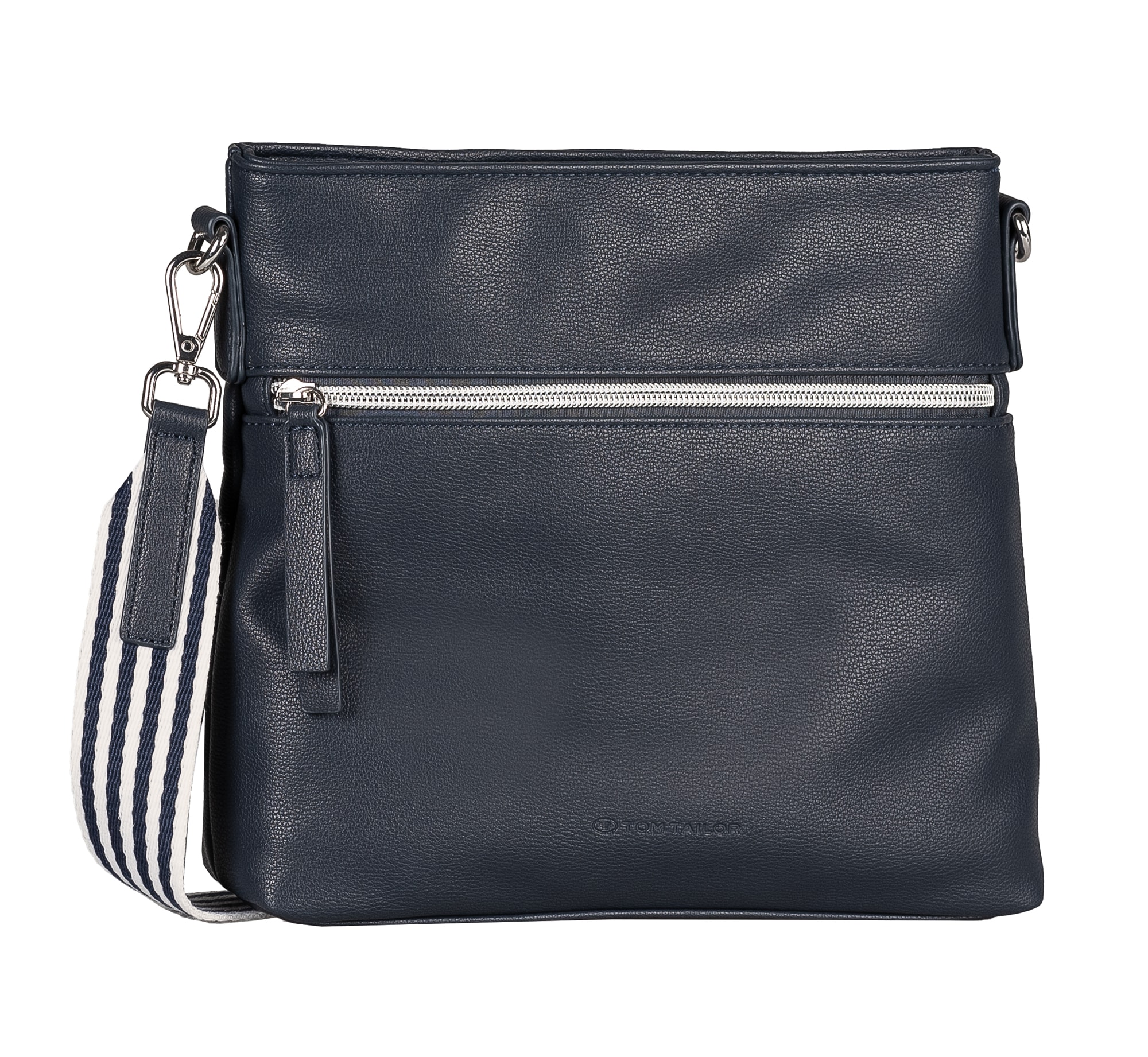 TOM TAILOR Umhängetasche "Orla Stripe" aus softem Kunstleder in modernem Lo günstig online kaufen