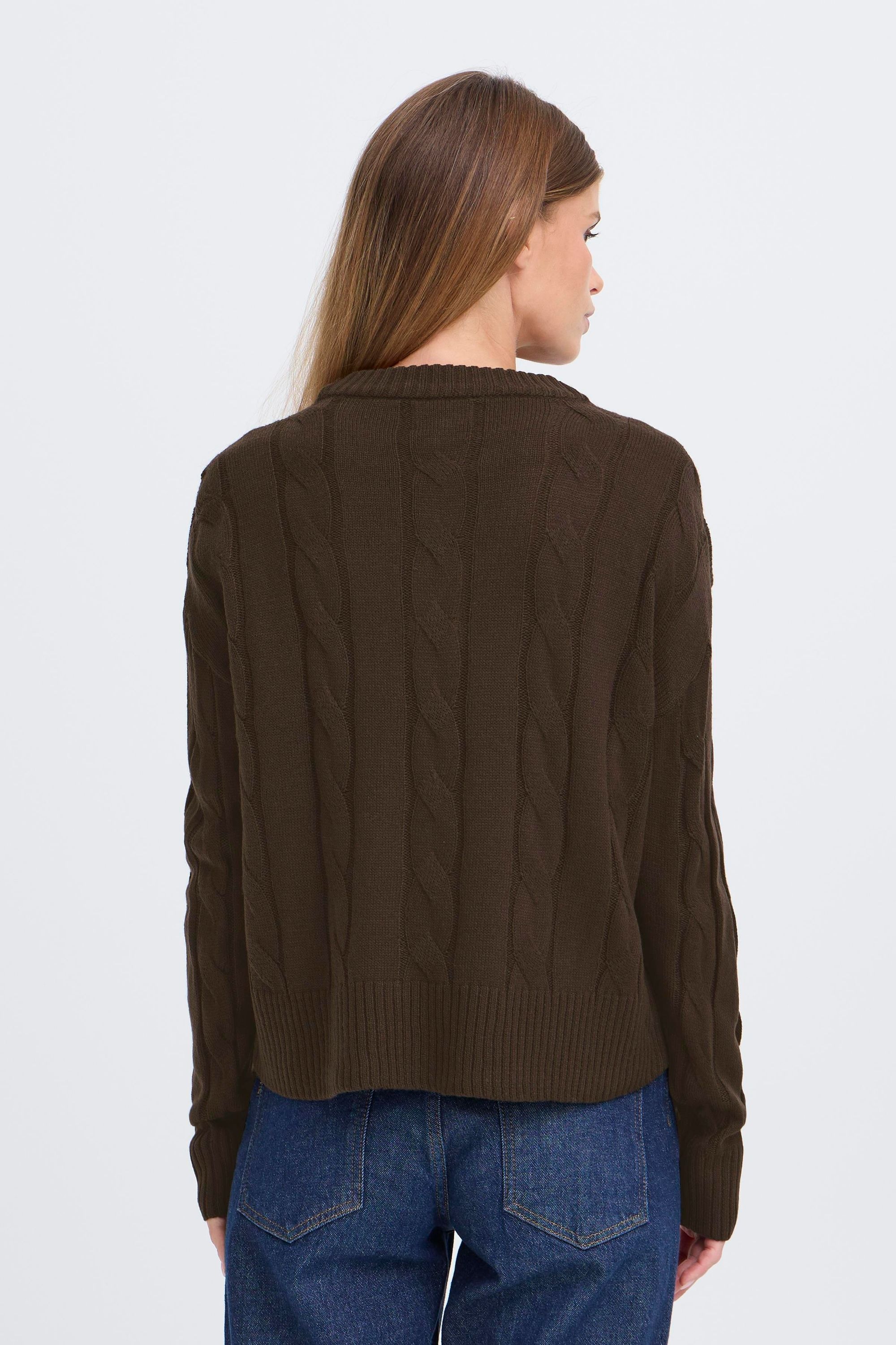 OXMO Strickfleece-Pullover »Strickpullover OXFKIMNI«