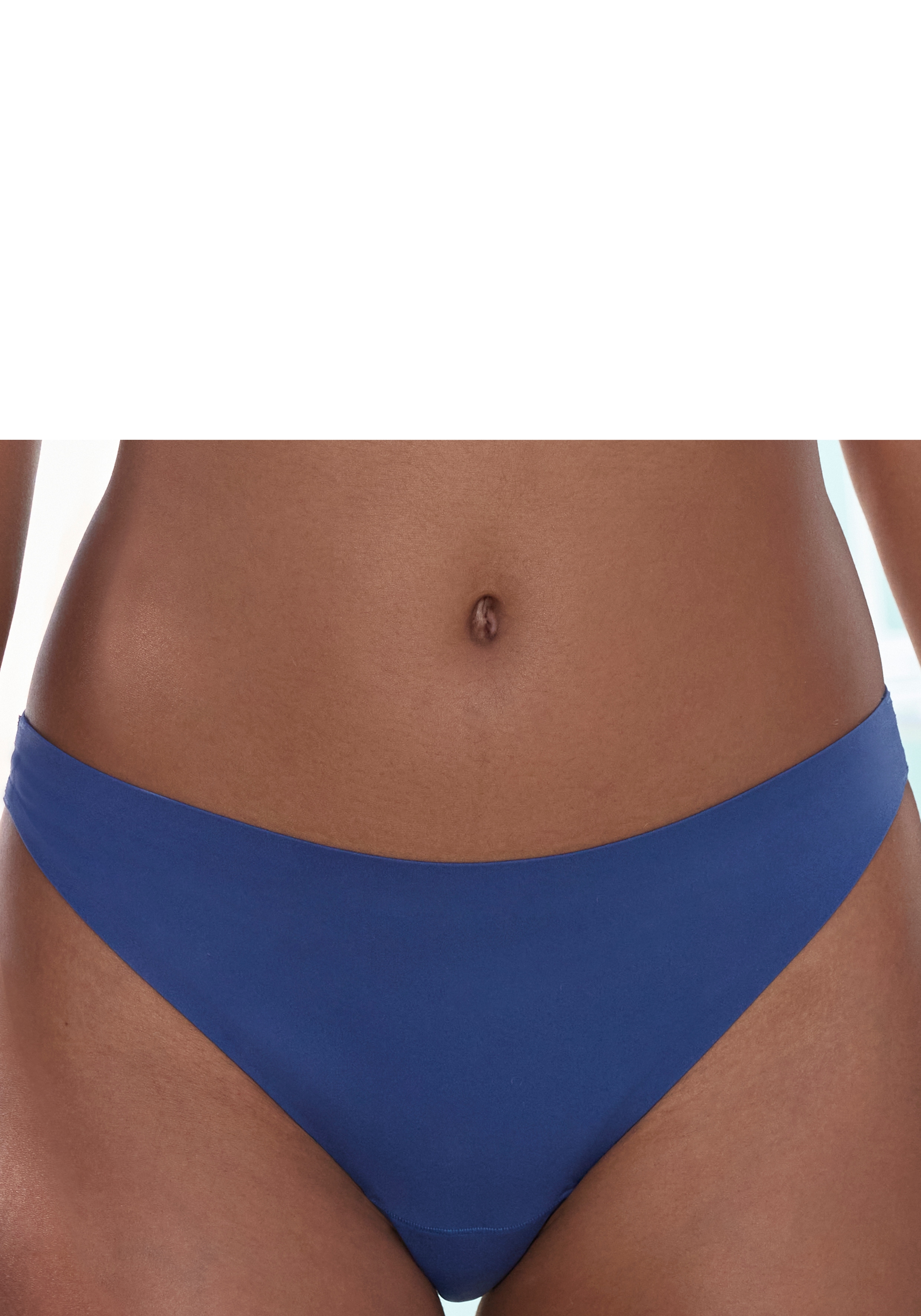Nuance by Lascana String SEAMLESS, mit extraflachen, geklebten Kanten, nahezu unsichtbar