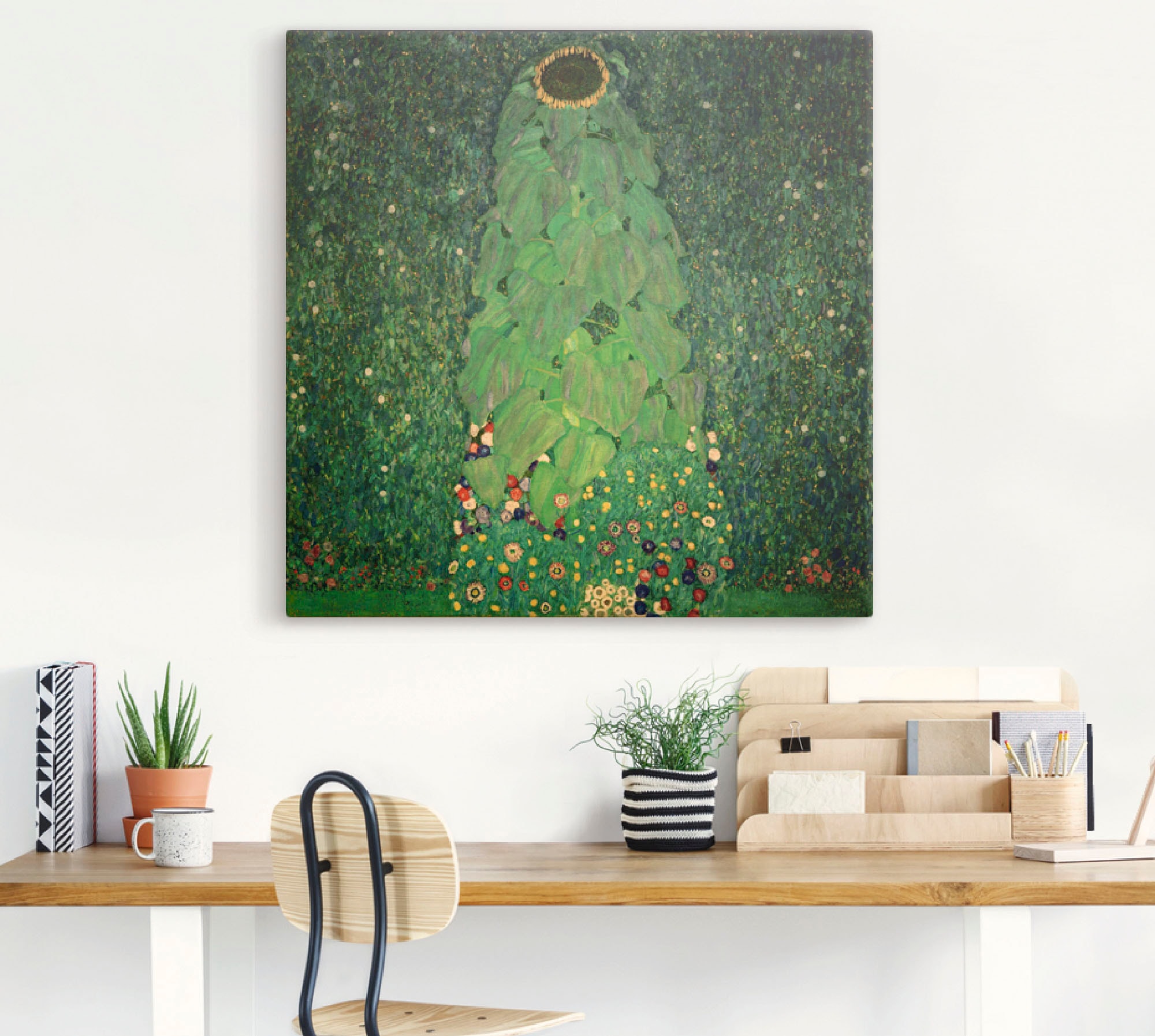 Artland Wandbild »Die Sonnenblume«, Blumen, (1 St.), als Leinwandbild, Poster in verschied. Größen
