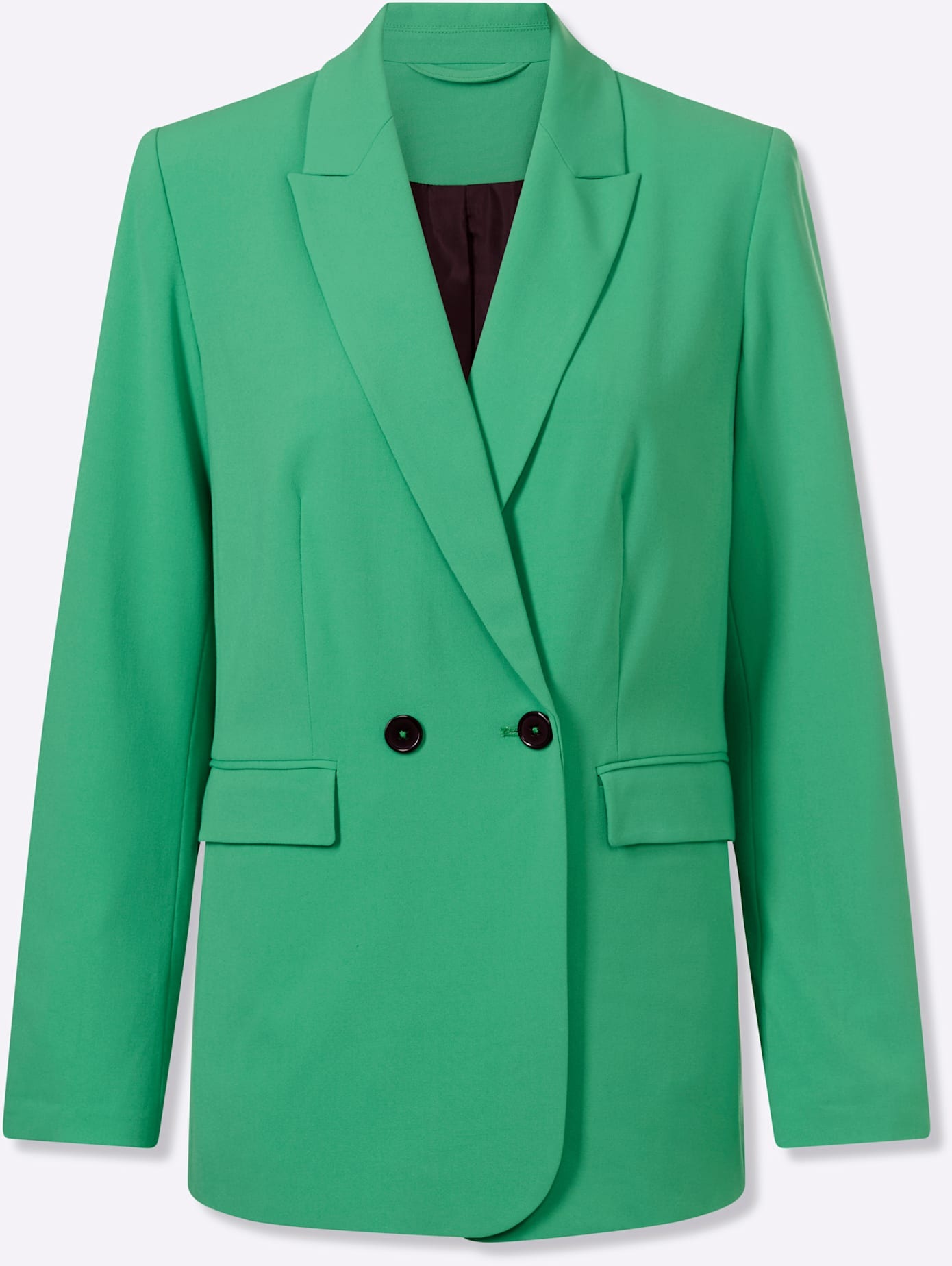 INSPIRATIONEN Women's Double-Breasted Blazer Grass Green Size 44 3