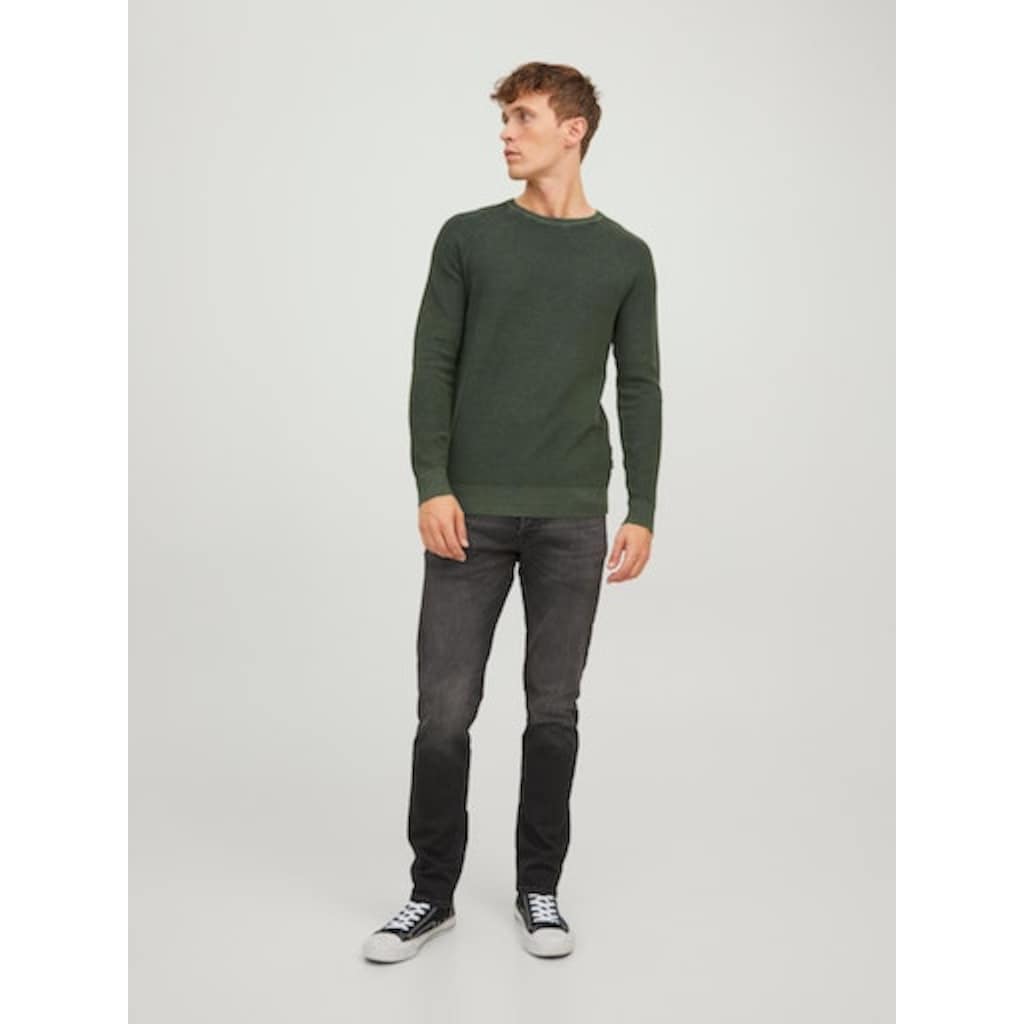 Jack & Jones Rundhalspullover »JJEMATT KNIT CREW NECK NOOS«