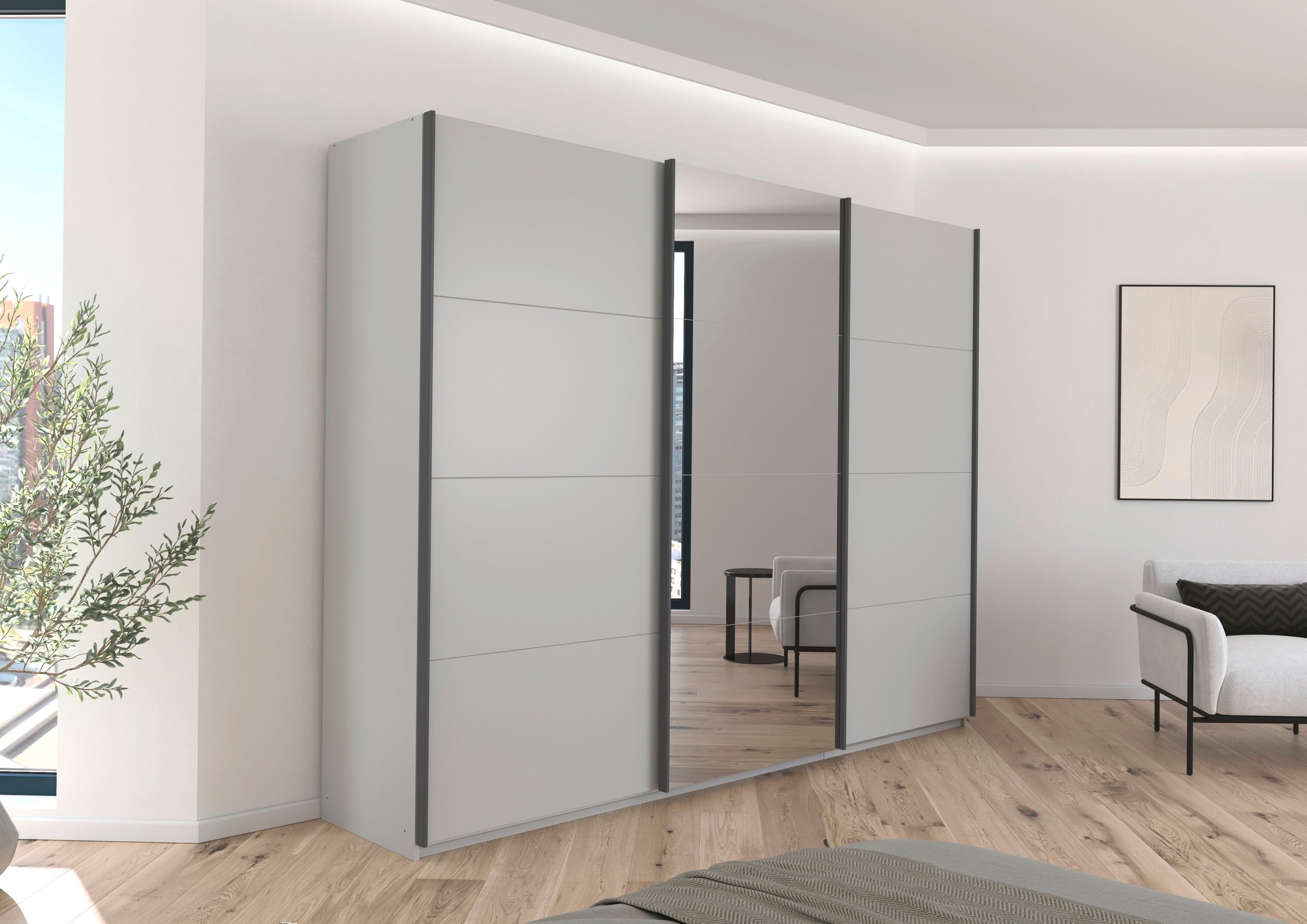 rauch Schwebetürenschrank "Kleiderschrank Schrank Garderobe AGORDO", (in zw günstig online kaufen