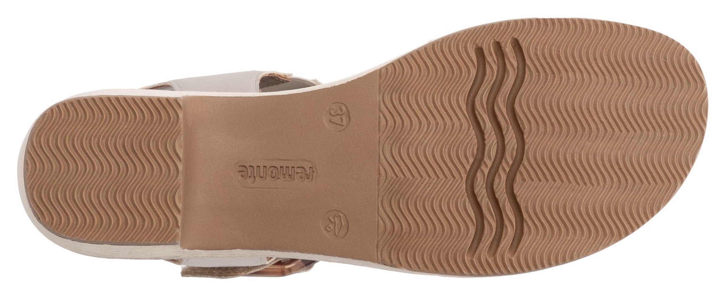 Remonte Sandalette, Blockabsatz, Sommerschuh, Sandale mit Klettverschlüssen