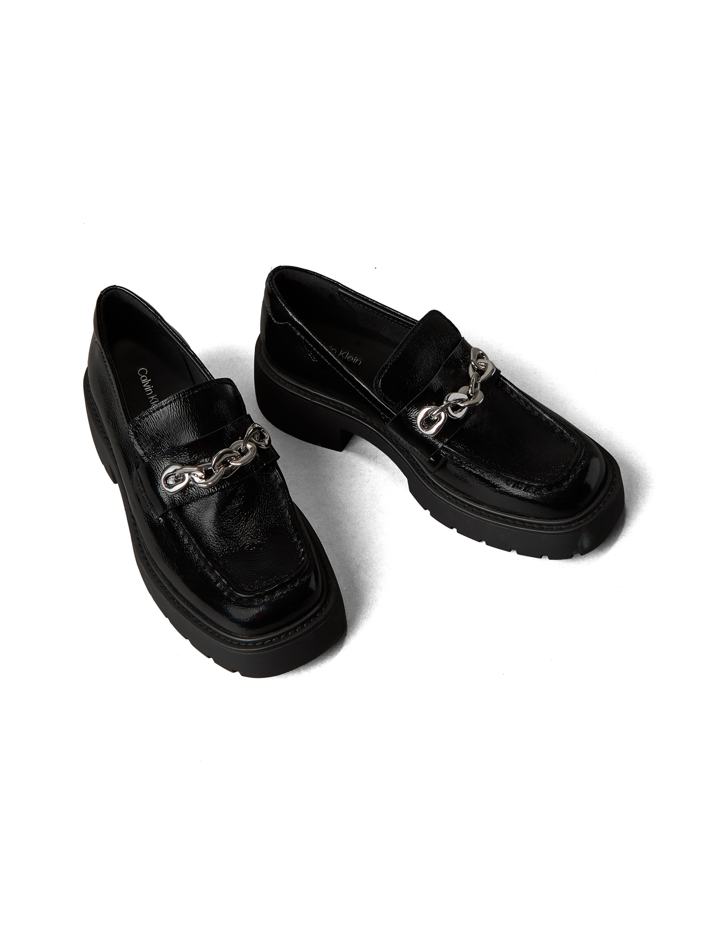 Calvin Klein Jeans Loafer "CHUNKY LOAFER HDW LTH" Slipper, Schlupfschuh, Bu günstig online kaufen