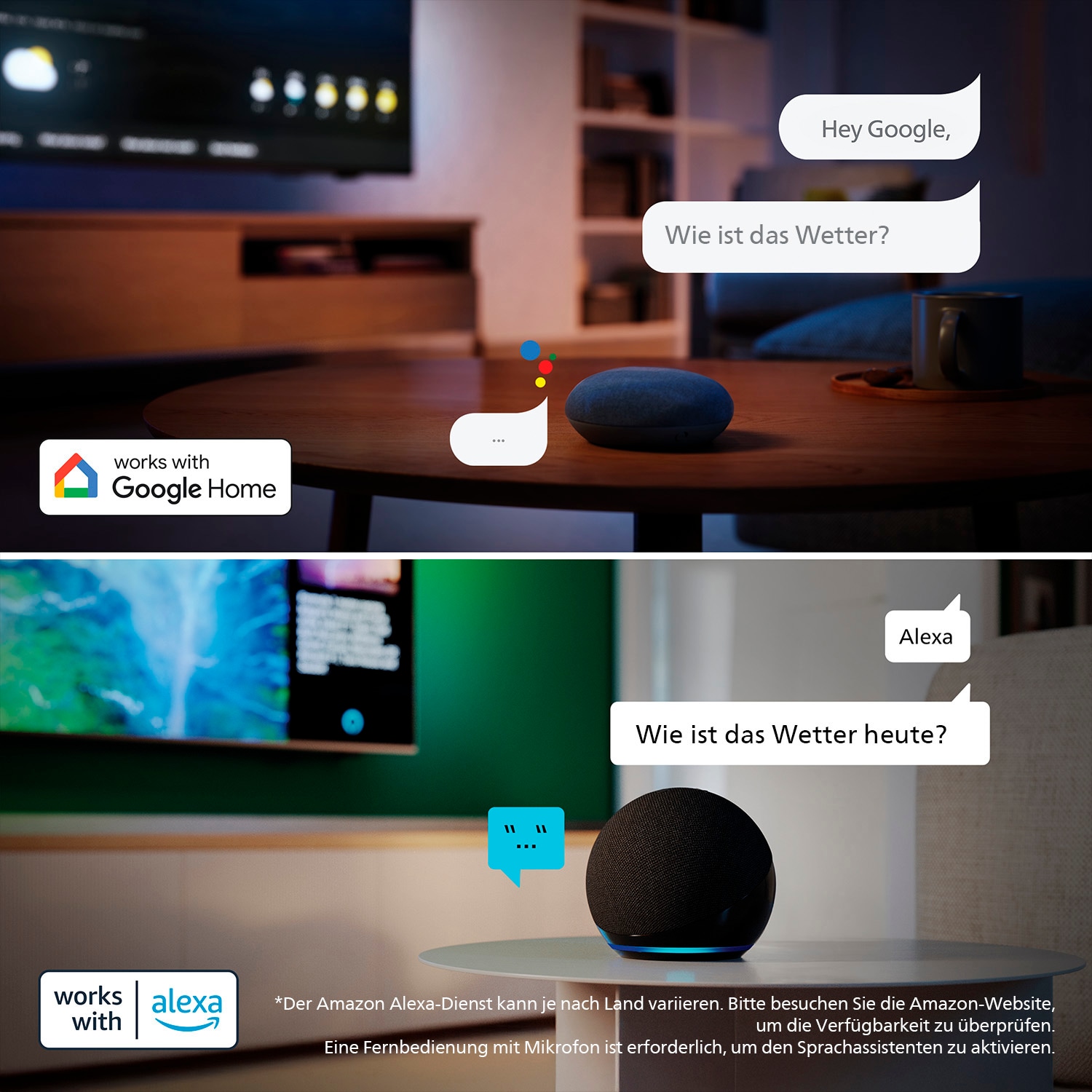 Philips LED-Fernseher »65PUS7061/12« 164 cm/65 ″