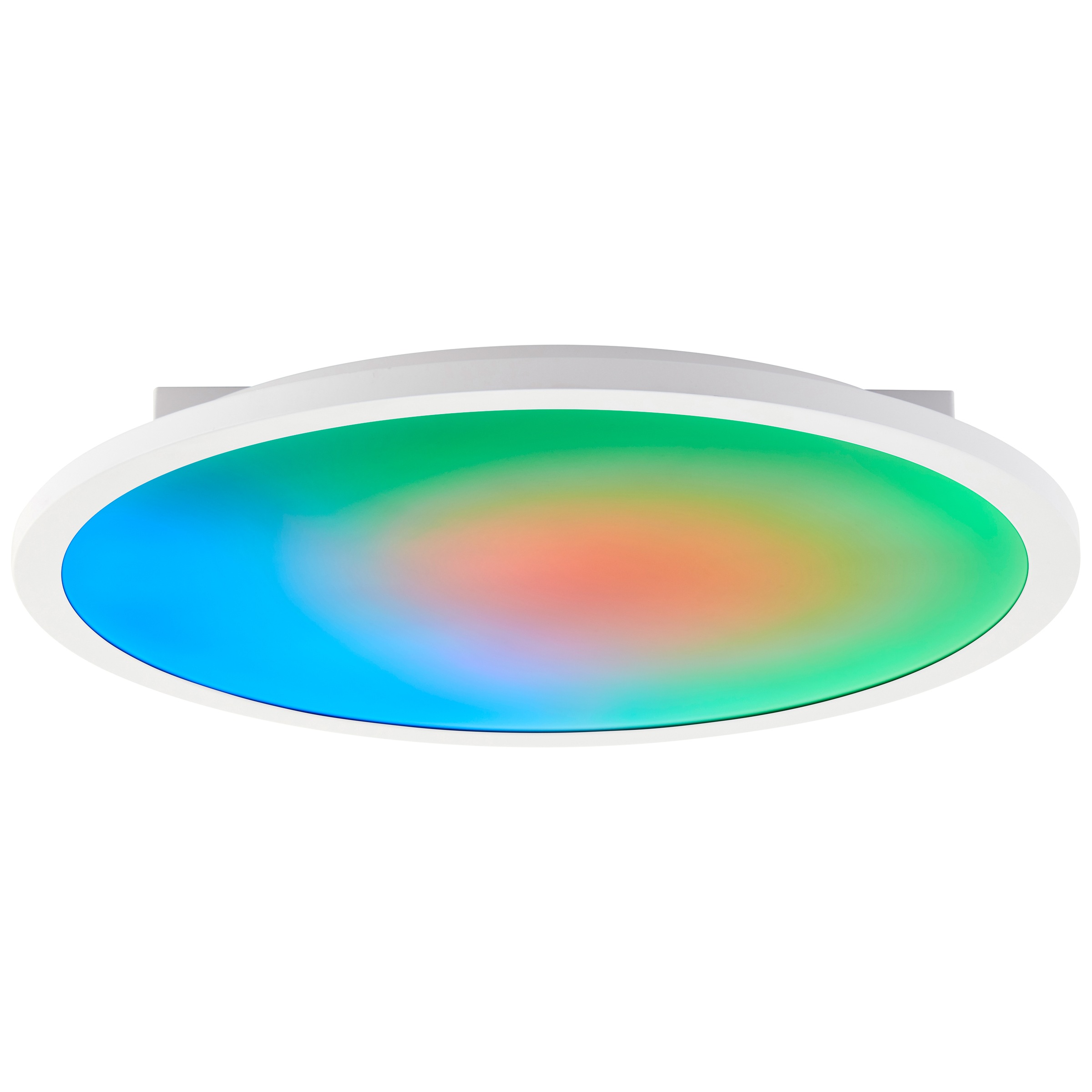 Brilliant LED Deckenleuchte »Briston«, Ø 42 cm, 1900 lm, 3000-6500 K, IC-RGB, dimmbar, Aluminium, weiß