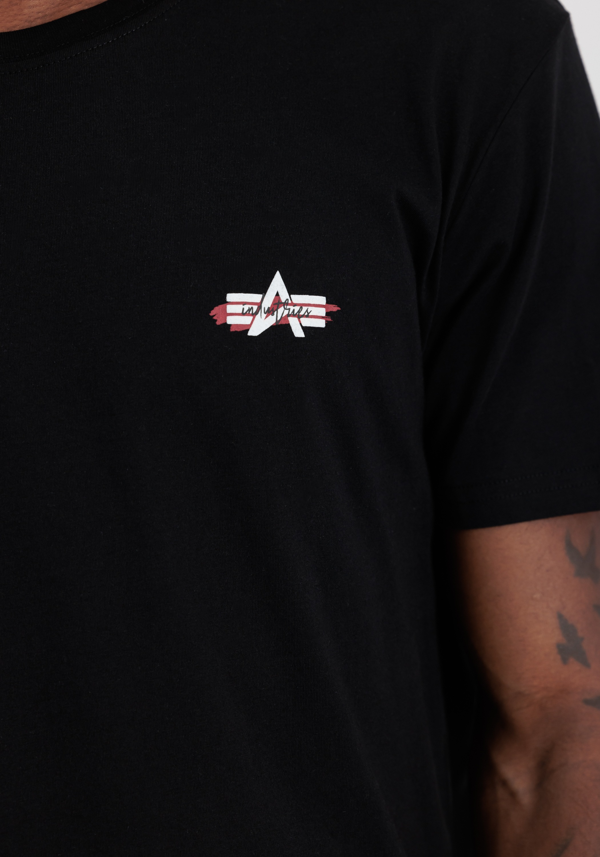 Alpha Industries T-Shirt »Alpha Industries Men - T-Shirts Signature Puff Print BP T«