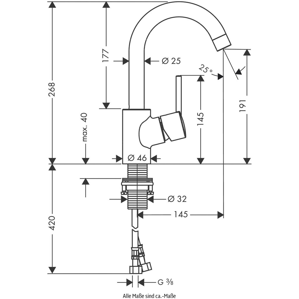 hansgrohe Waschtischarmatur »Talis S«