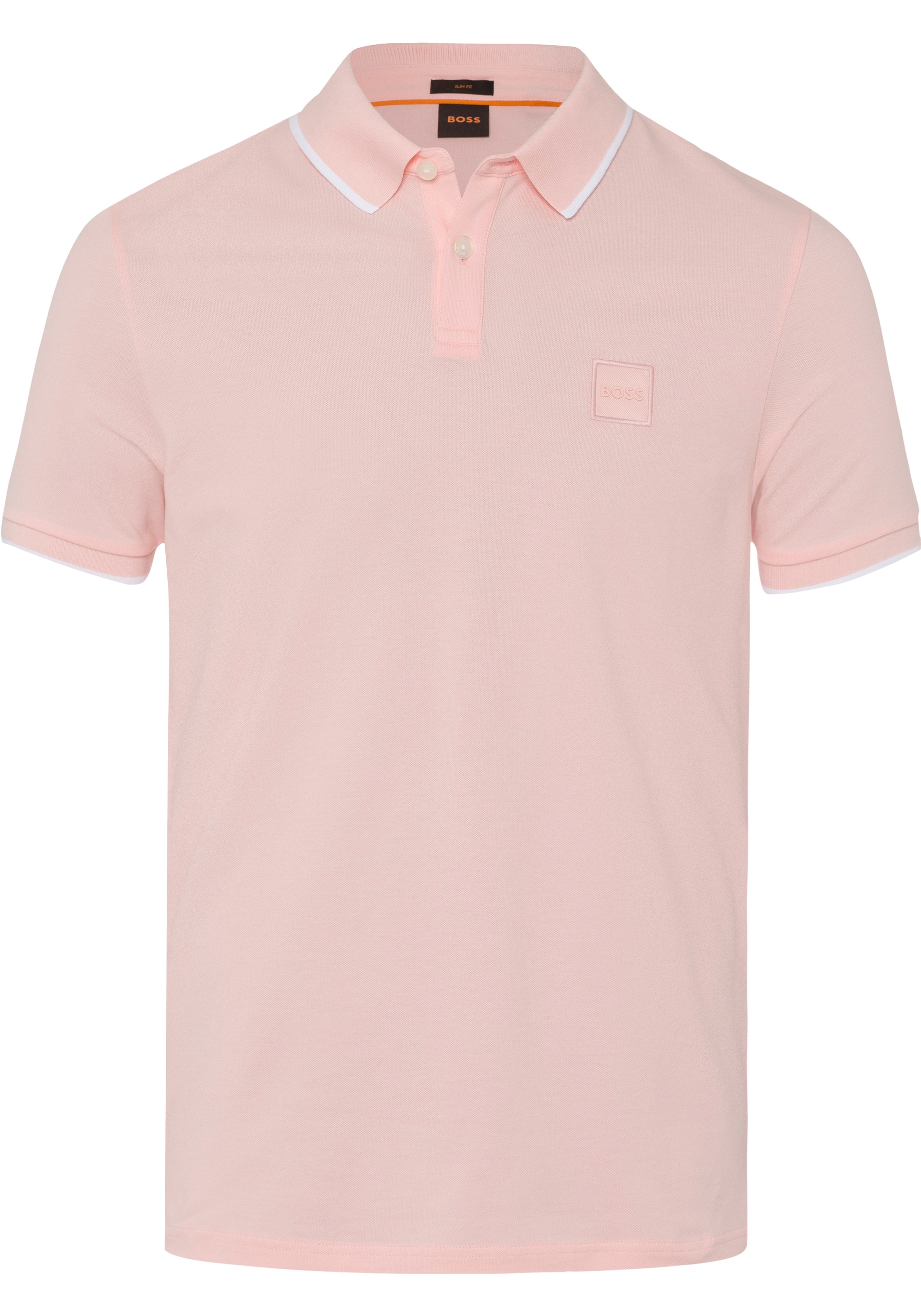 BOSS ORANGE Poloshirt, (1 tlg.), mit Kontraststreifen an Kragen und Ärmelsaum kaufen