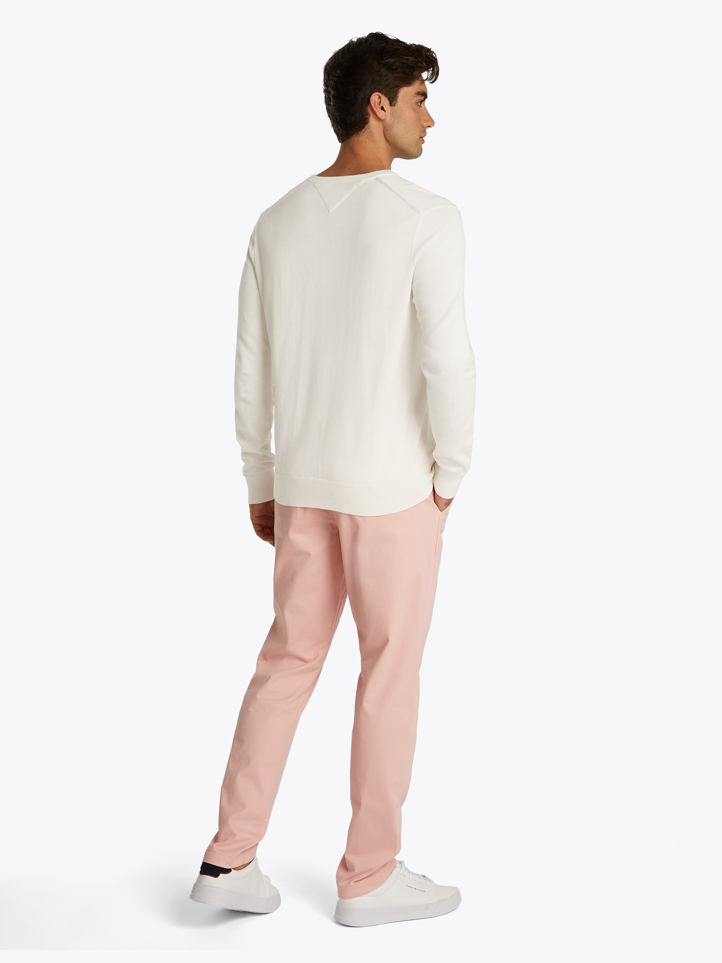 Tommy Hilfiger Strickpullover »ESSENTIAL COTTON V NECK«