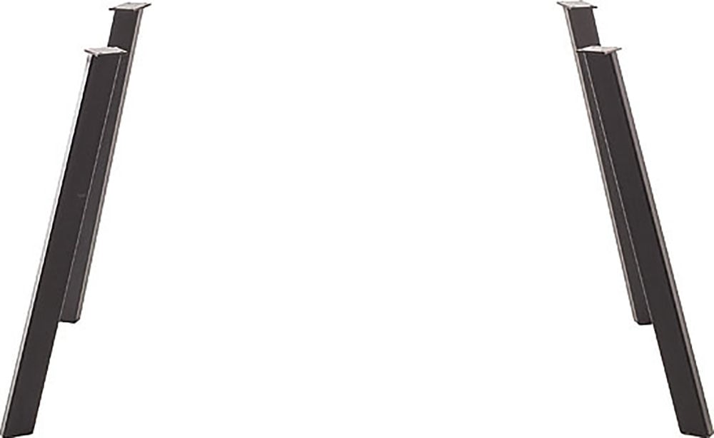 MCA living Tischbein "Zeballos Vierfuß Gestell" Set, 4 Stk. tlg. schwarz pu günstig online kaufen