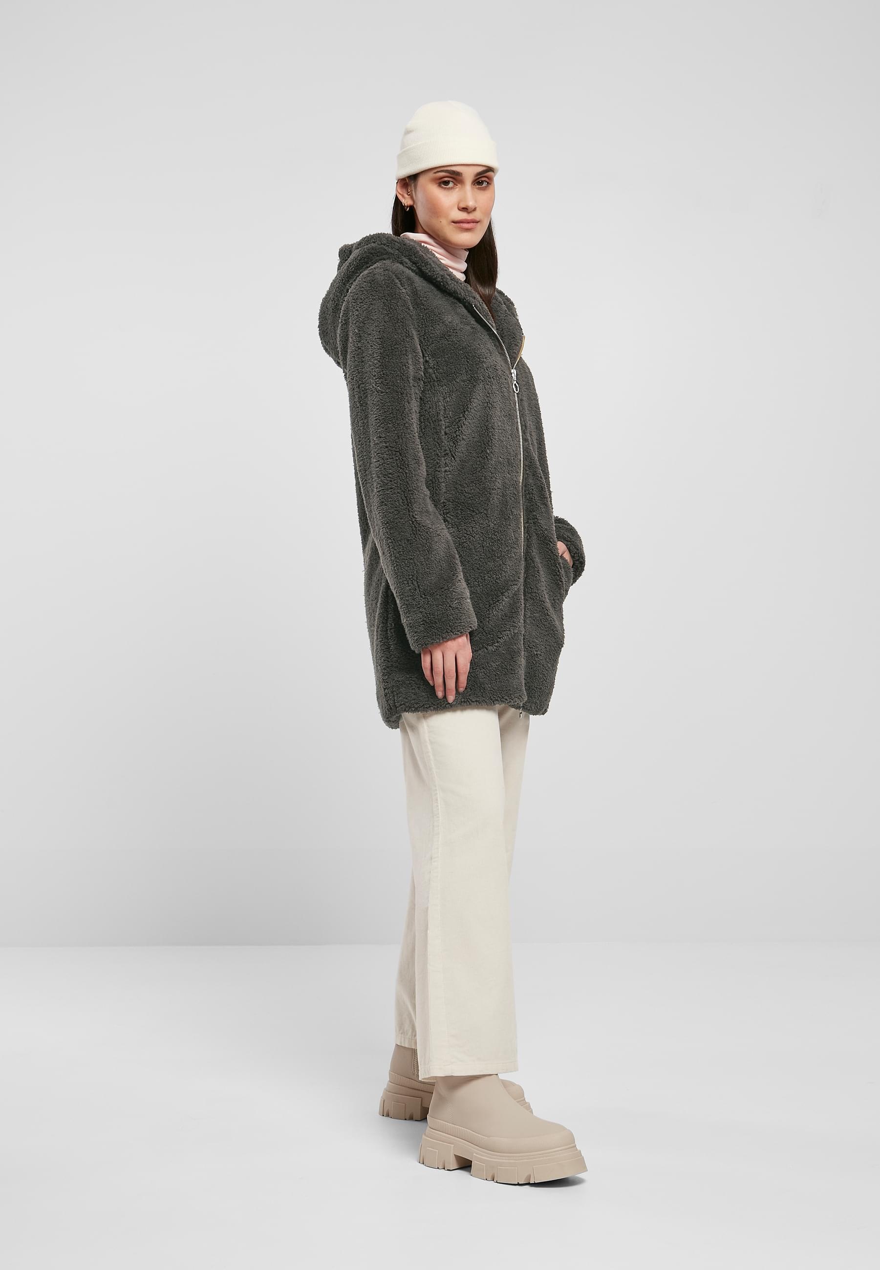 URBAN CLASSICS Allwetterjacke »Urban Classics Damen Ladies Sherpa Jacket«, (1 St.), mit Kapuze