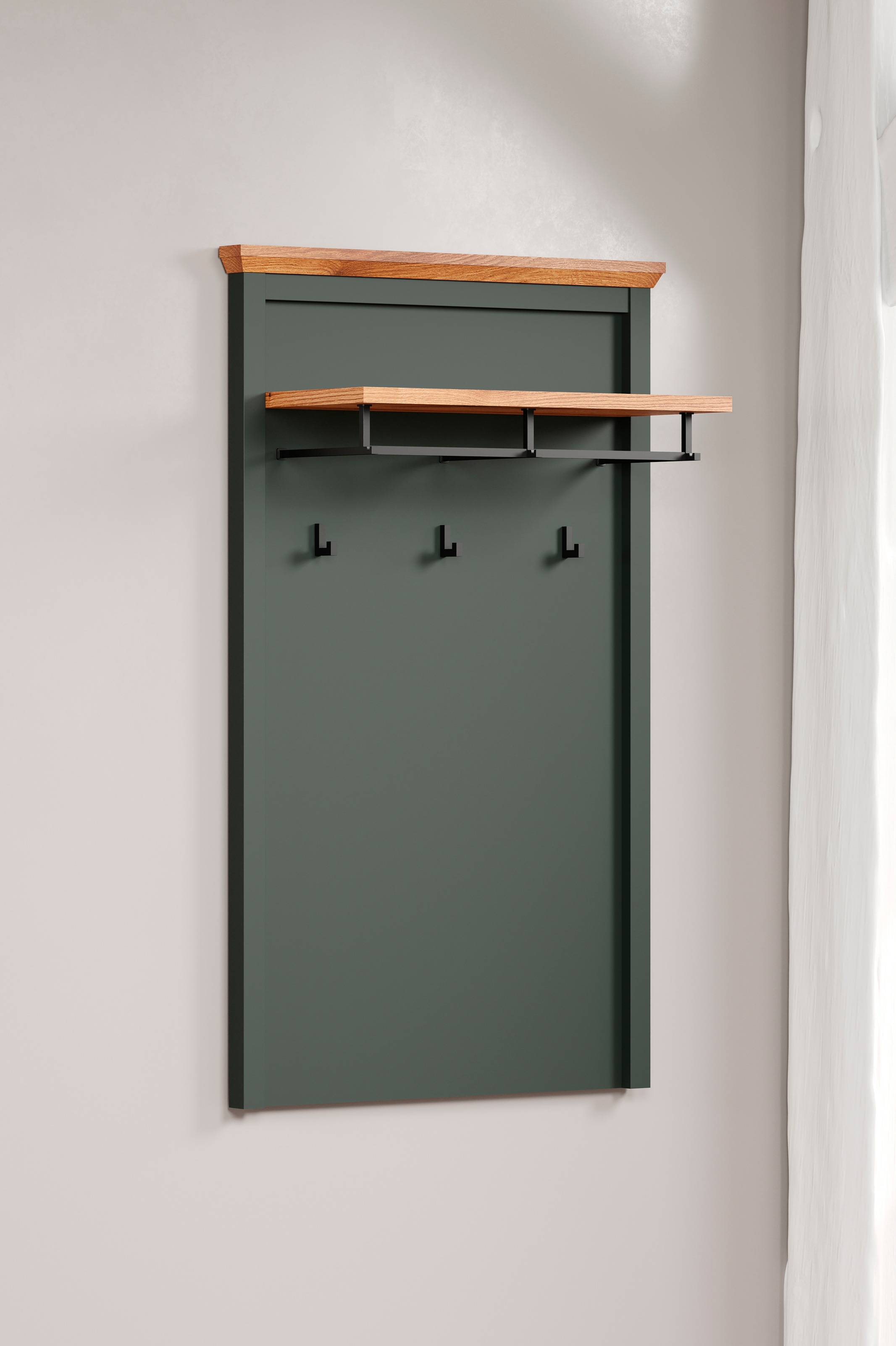 Home affaire Garderobenpaneel "Vienna", (1 St.), Wandgarderobe mit Hutablag günstig online kaufen