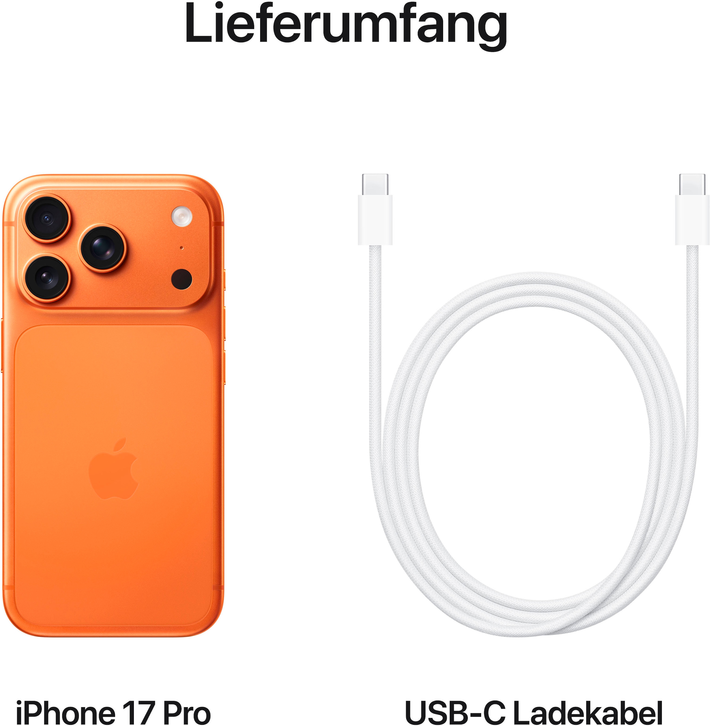 Apple Smartphone »iPhone 17 Pro« Cosmic Orange