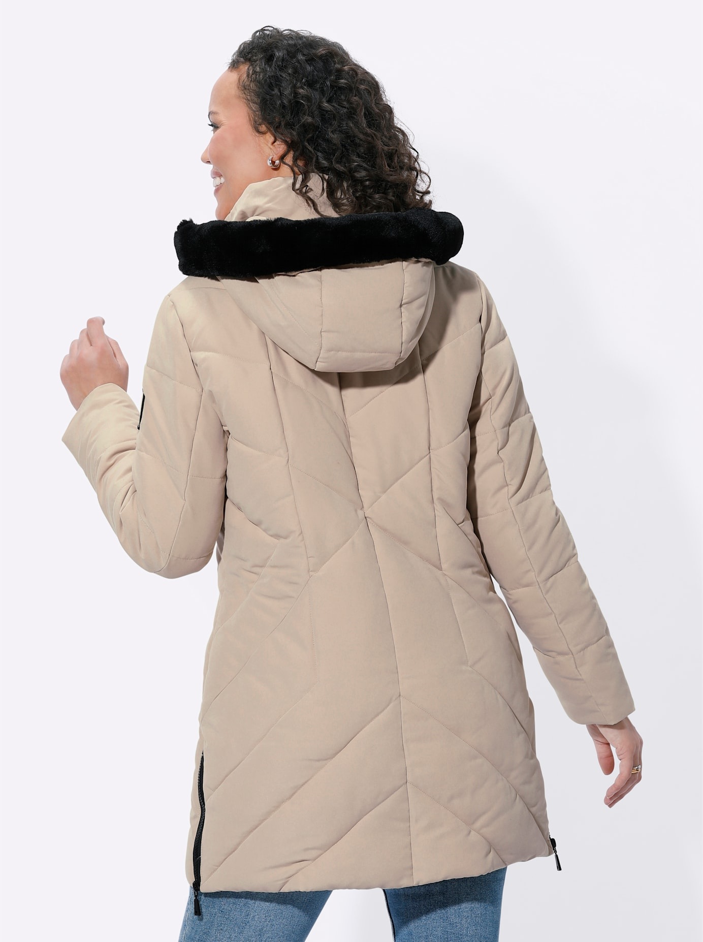 Thumbnail - Casual Looks Steppjacke mit Kapuze