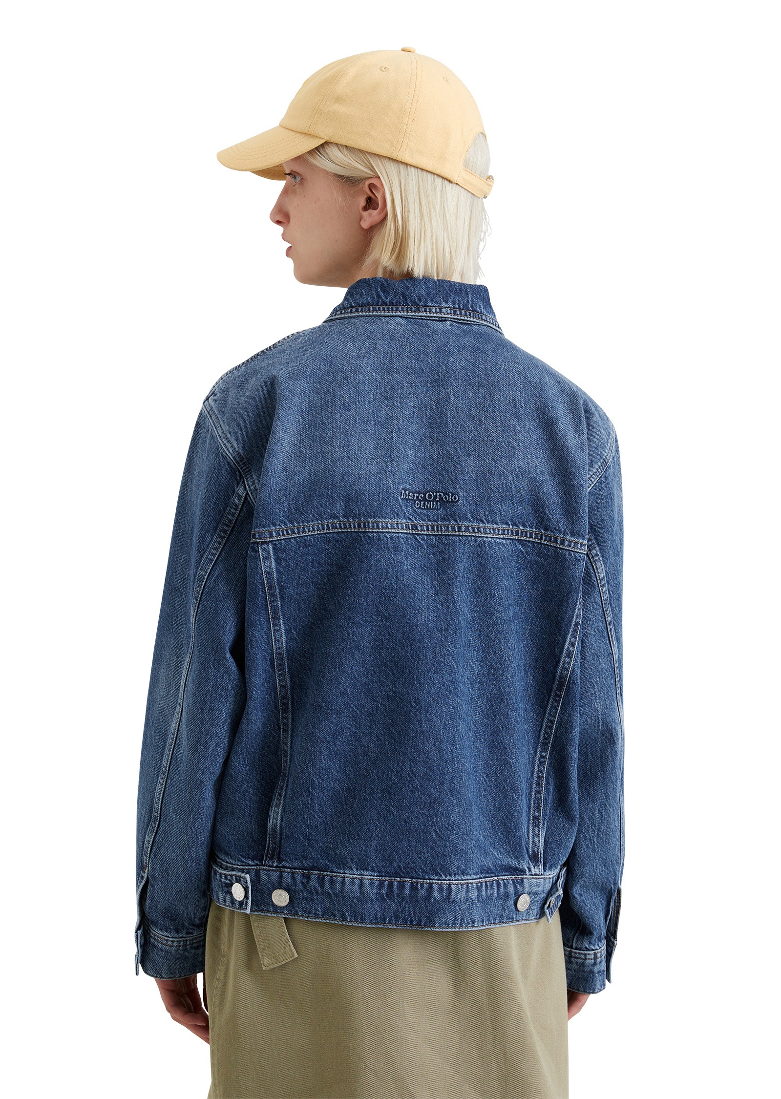 Thumbnail - Marc OPolo DENIM Jeansjacke "aus Organic Cotton" ohne Kapuze