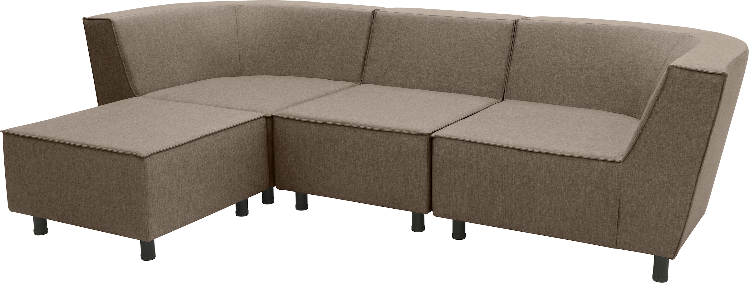 DOMO collection Ecksofa »Sonna, individuell zusammenstellbar L-Form«, Gartenlounge-Set oder Einzelelemente, Outdoor