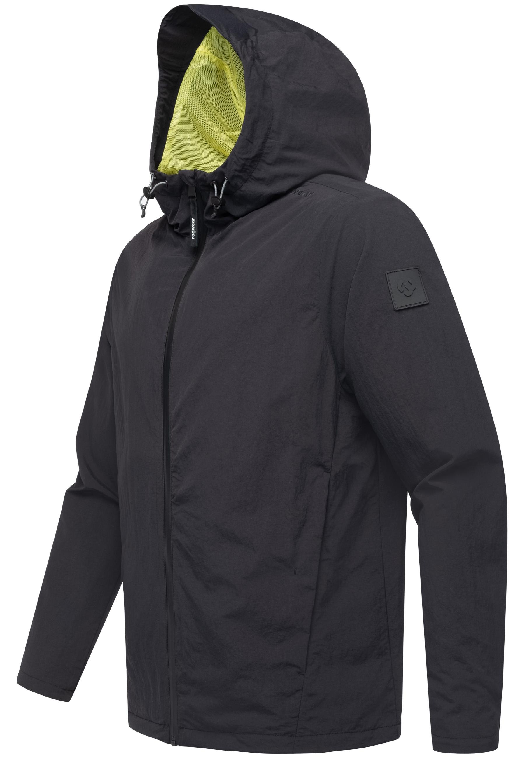 Ragwear Outdoorjacke »Lewie«, mit Kapuze, Übergangsjacke mit wasserdichtem Reißverschluss