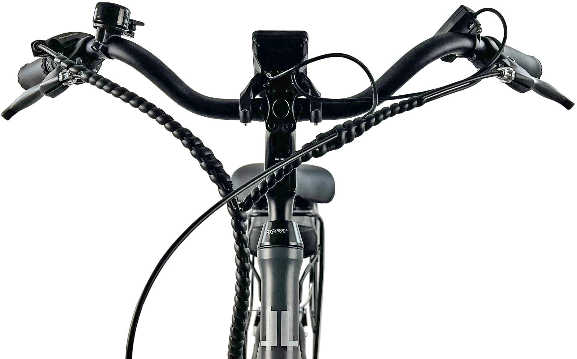 LLobe »City E-Bike 28" County anthrazit« 7 Gang Shimano Altus Schaltwerk Kettenschaltung Heckmotor 250 W