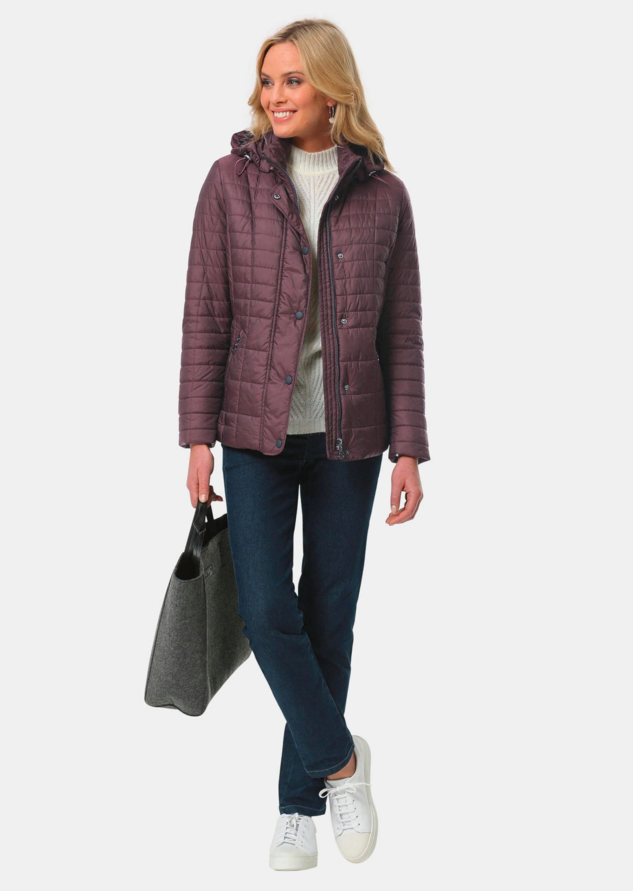 GOLDNER Steppjacke »Steppjacke in zart glänzender Qualität«