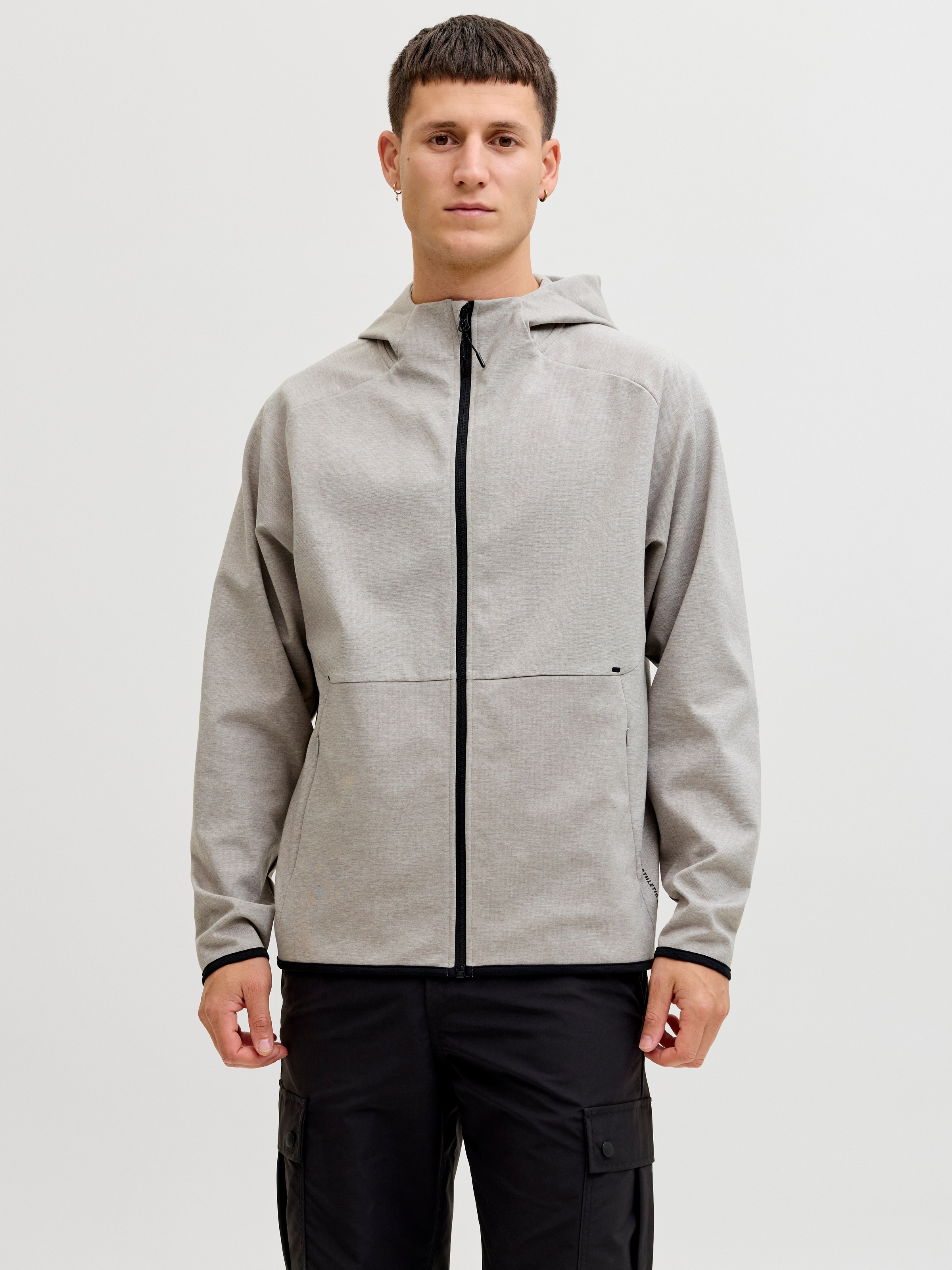 Jack & Jones Sweatshirt "JJEBASE SWEAT ZIP HOOD SN", mit Kaputze günstig online kaufen
