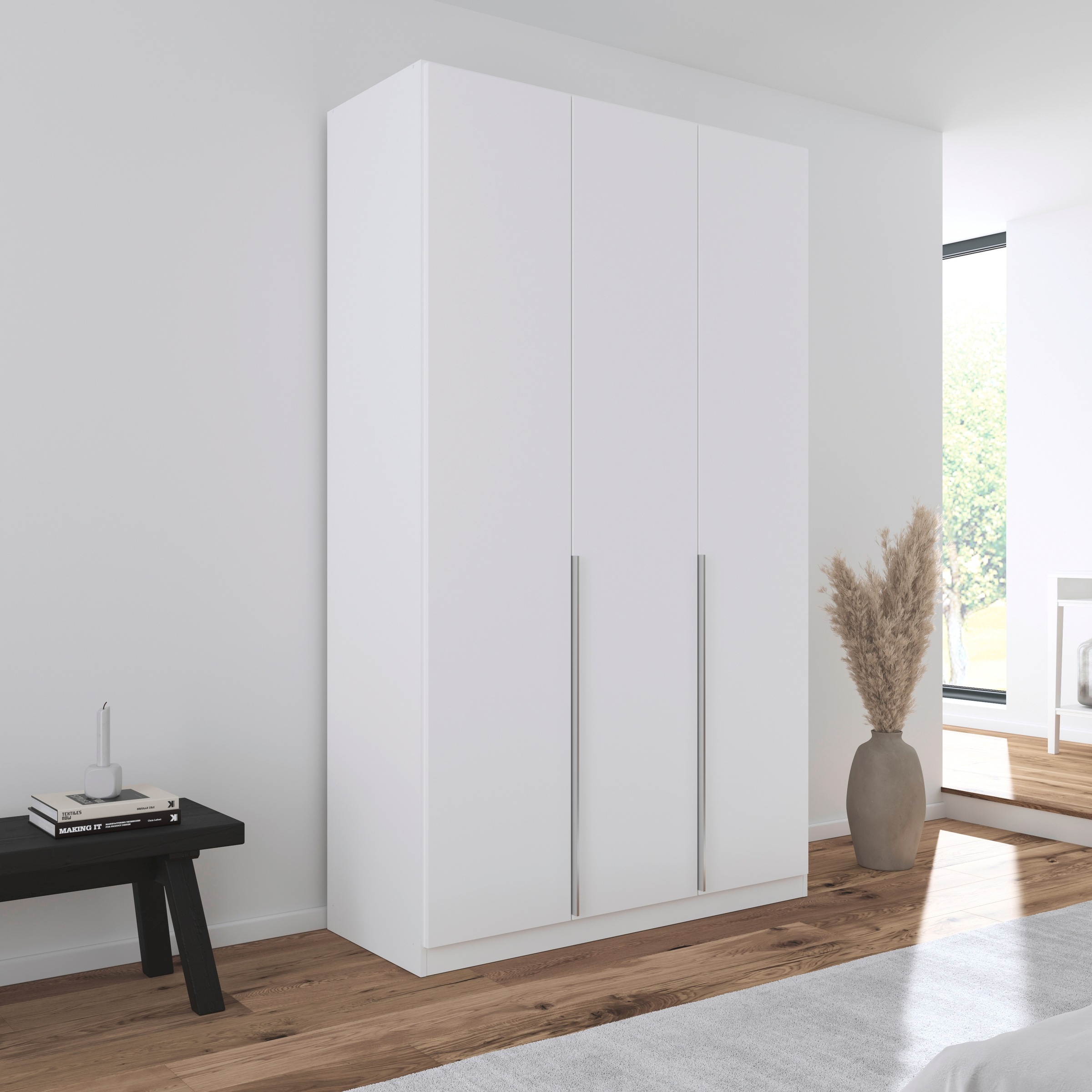 Thumbnail - rauch Drehtürenschrank "Kleiderschrank Schrank Garderobe AGORDO TOPSELLER Schlafzimmer", (in zwei Griff-Farben mit Dekor...