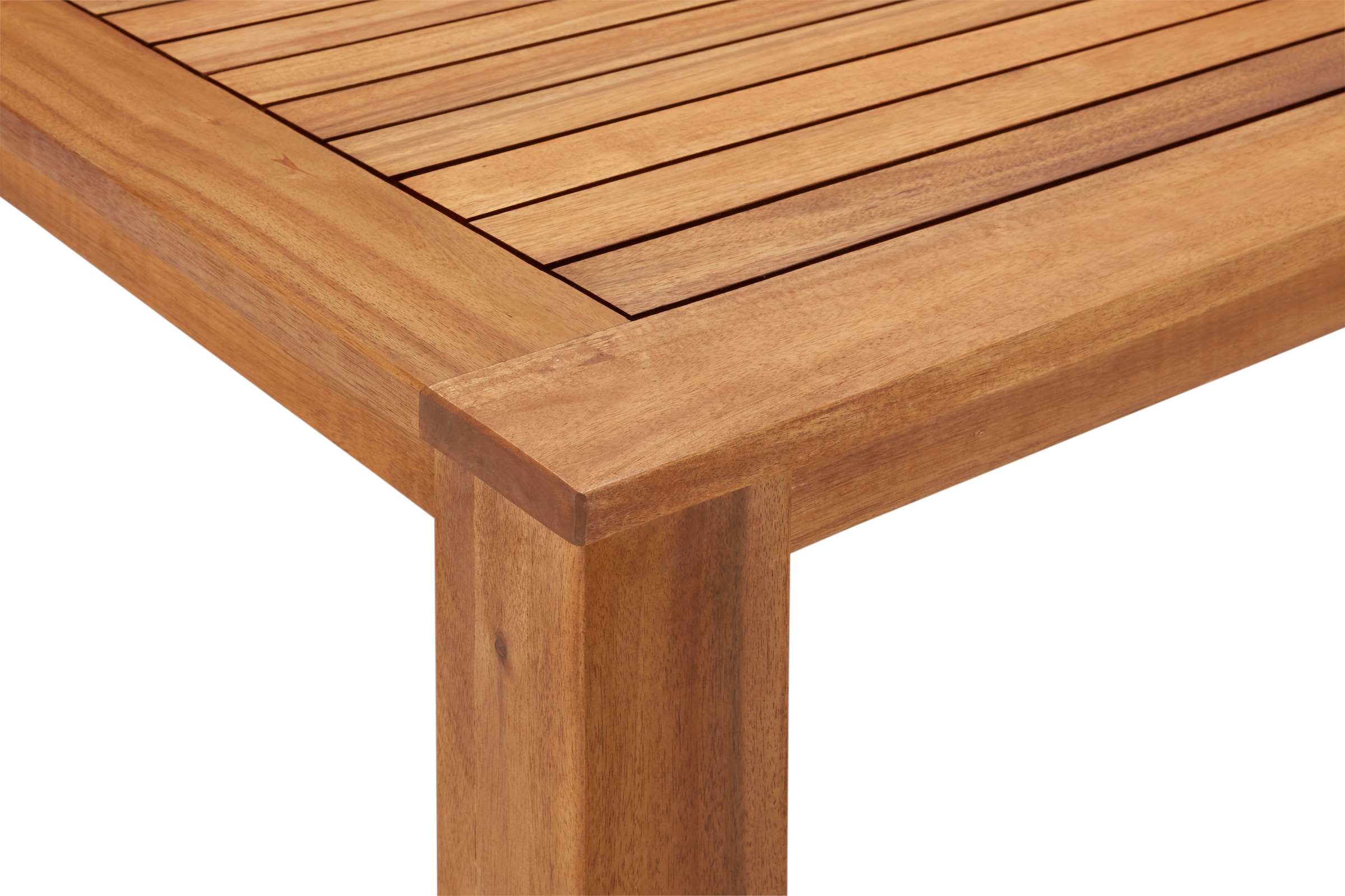 MERXX Garten-Essgruppe »Toskana«, (9 tlg.), 4 Sessel, Tisch 110x110x75 cm, Polyrattan/Akazie