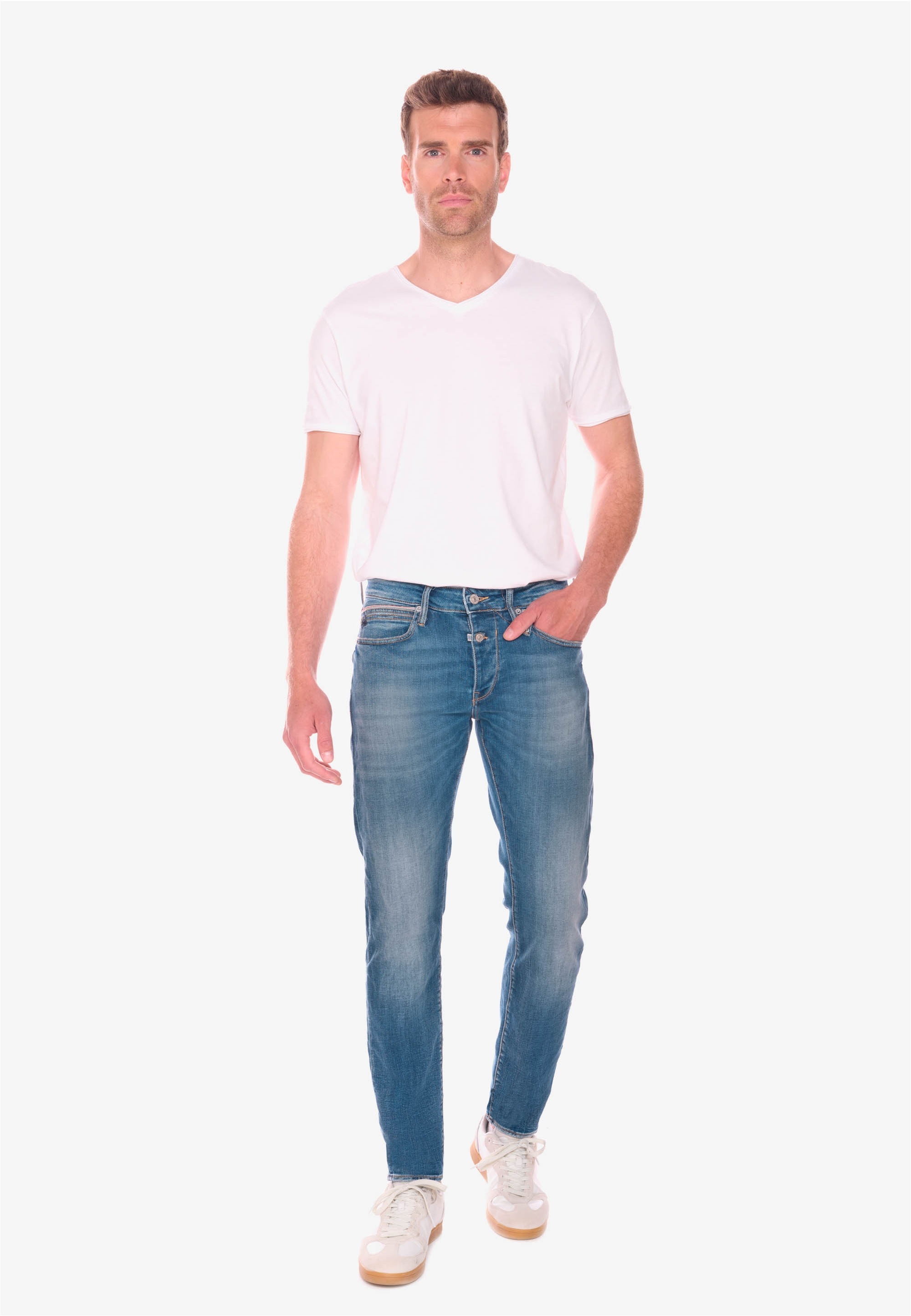 Le Temps Des Cerises Bequeme Jeans »700/11«, mit dezenter Used-Waschung
