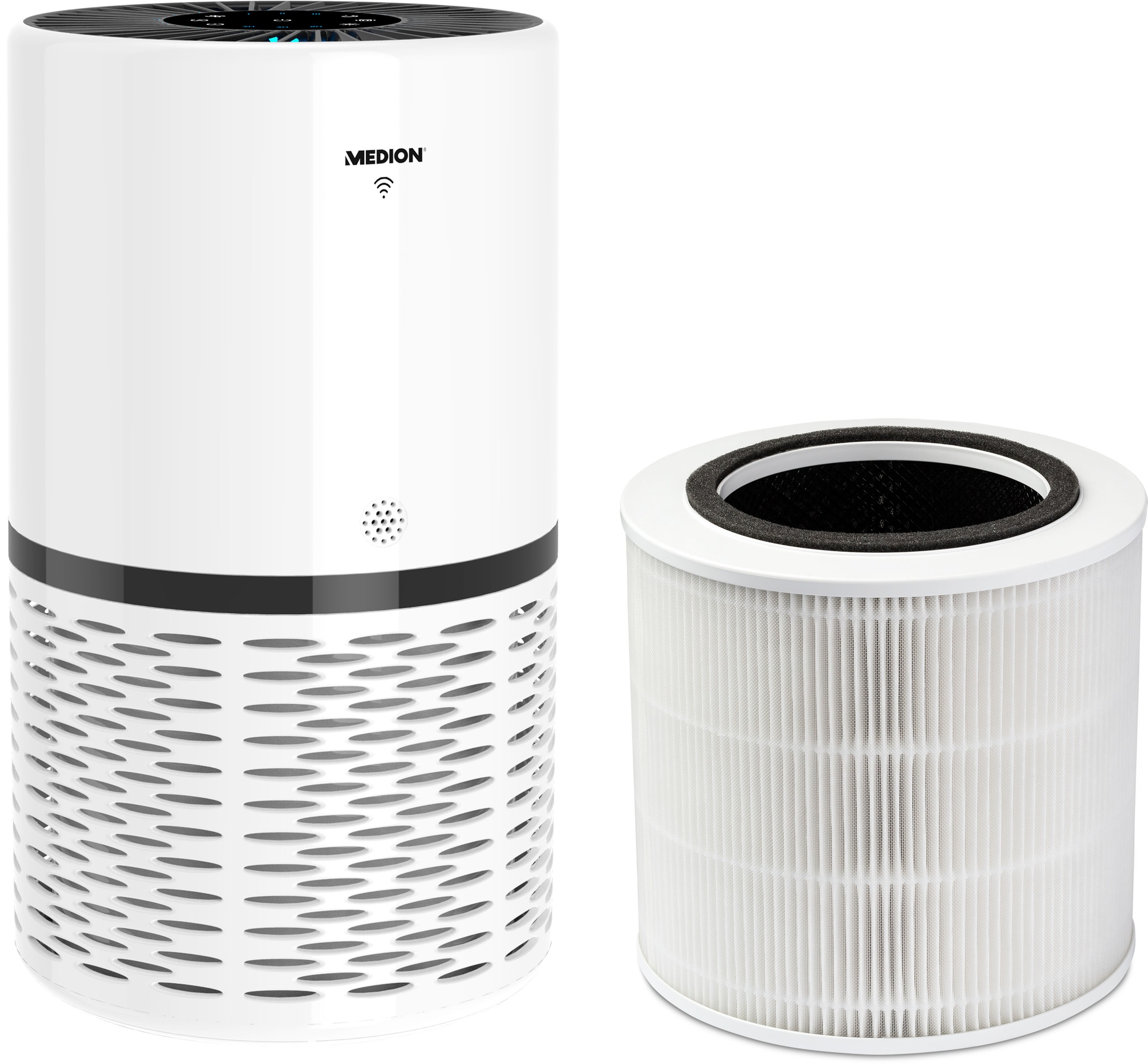 Purificateur dair Medion MD 10171 MD 10171 52 m² blanc, noir 1 pc(s)