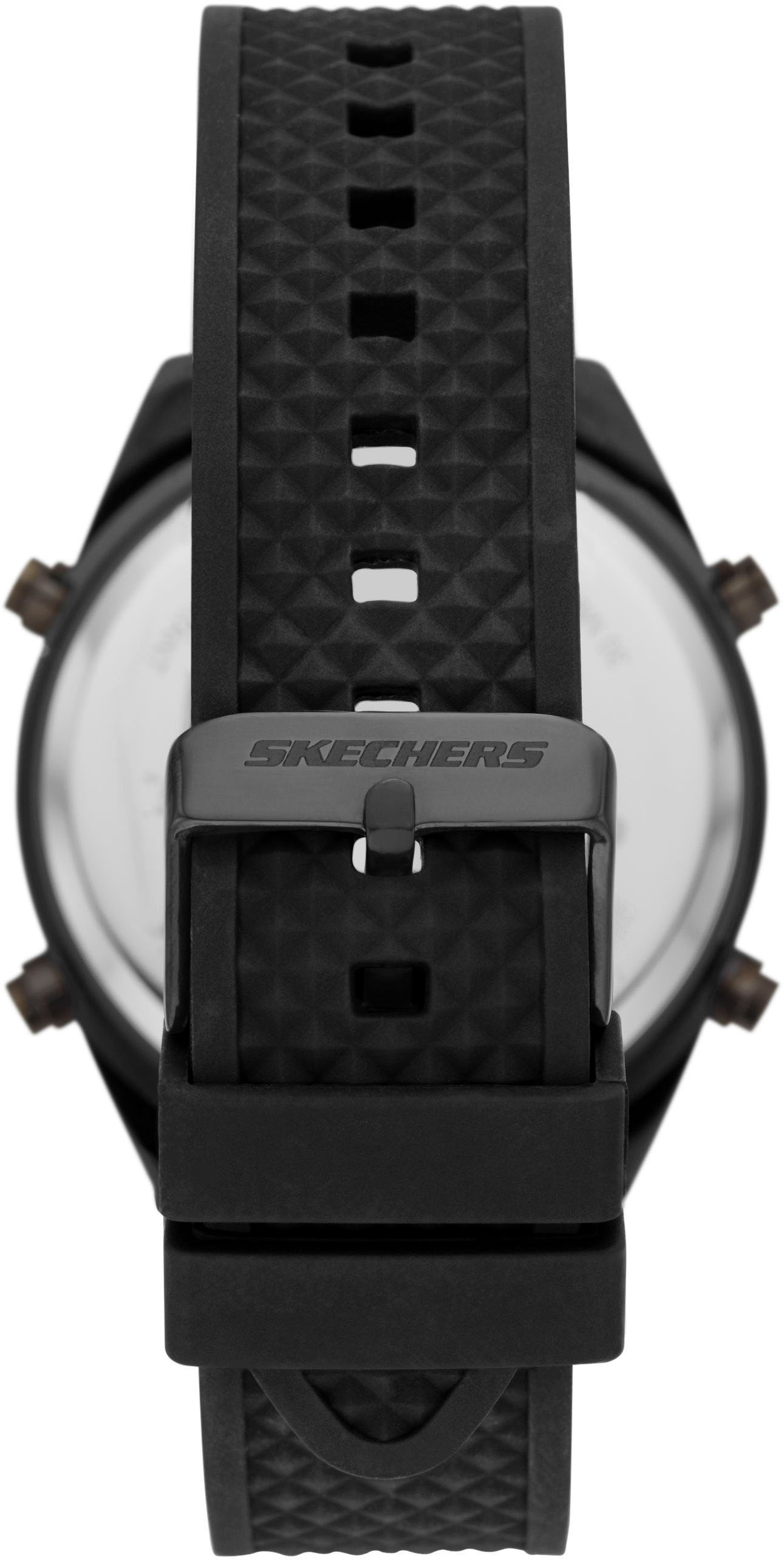 Skechers Chronograph »KENTWOOD«, Quarzuhr, Armbanduhr, Herrenuhr, Silikonarmband, digital, Wochentag