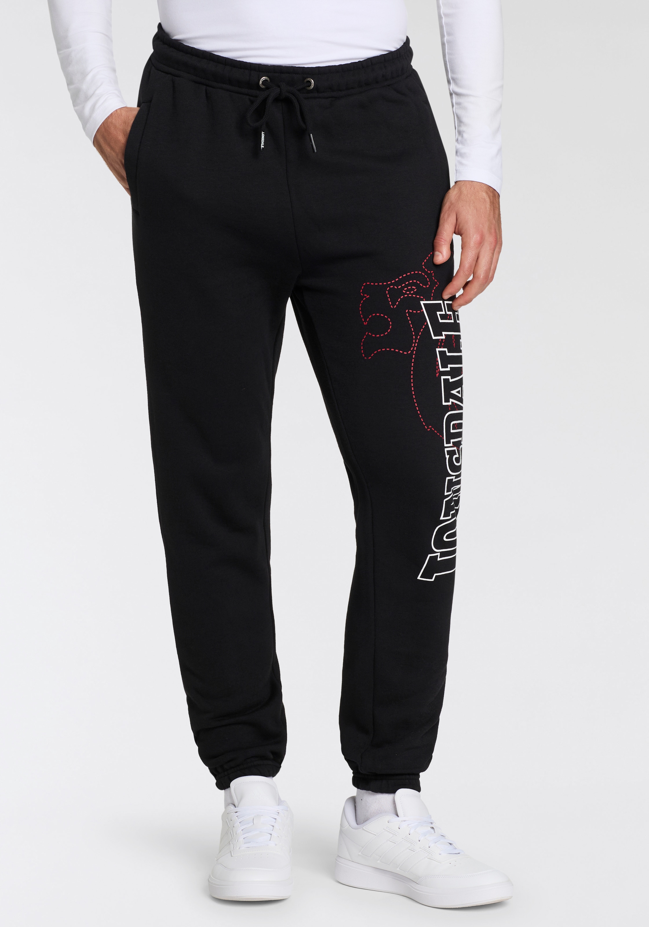 Lonsdale Jogginghose "DARTFORD" mit seitlichen Eingrifftaschen, in strapazierfähiger Sweat-Qualität