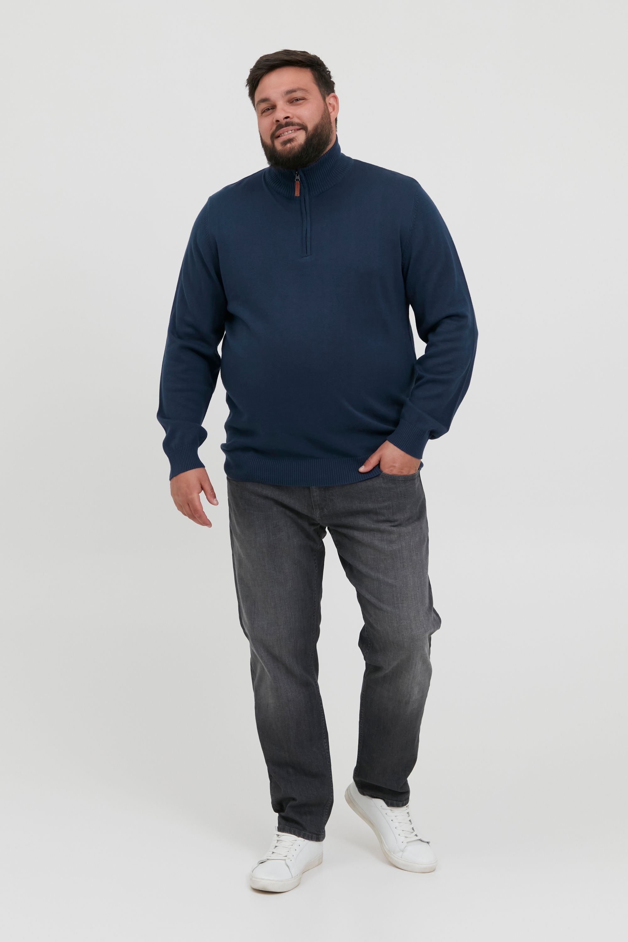 Thumbnail - Blend Strickfleece-Pullover "Strickpullover BHBRobin"