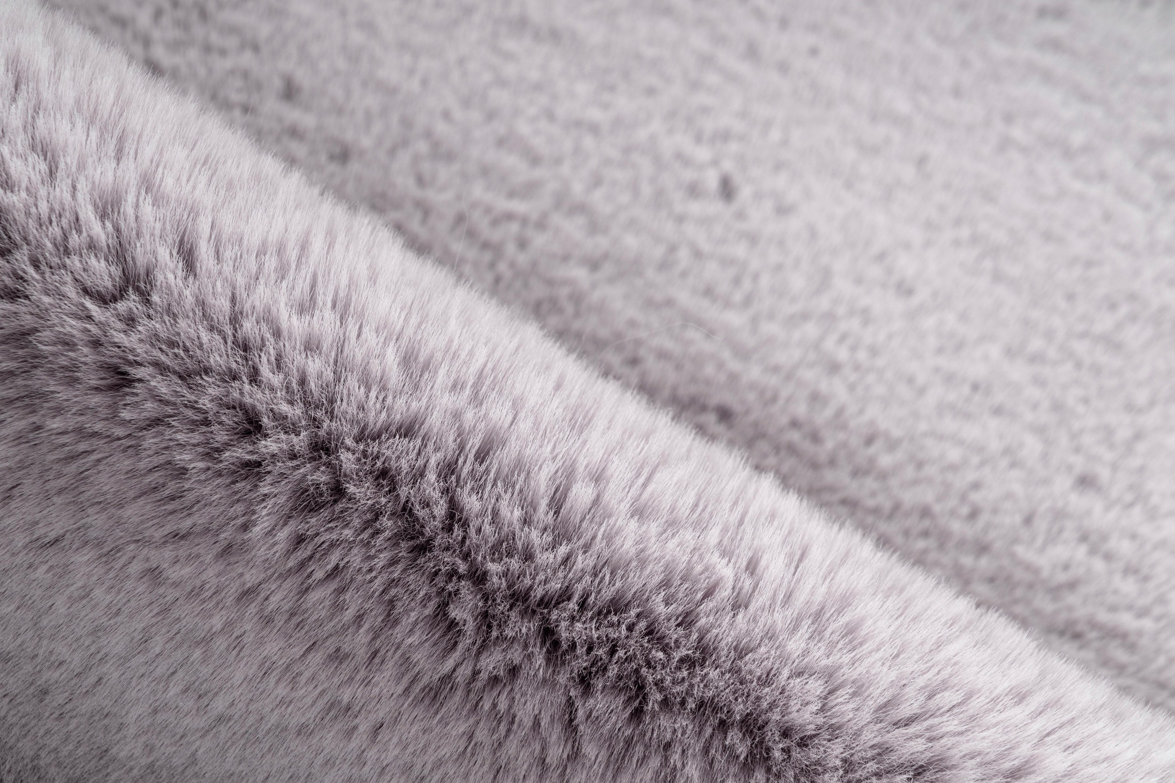 Arte Espina Fellteppich »Rabbit 300«, fellförmig, 35 mm Höhe, Kunstfell, Kaninchenfell-Haptik, supersoft, ideal als Bettvorleger