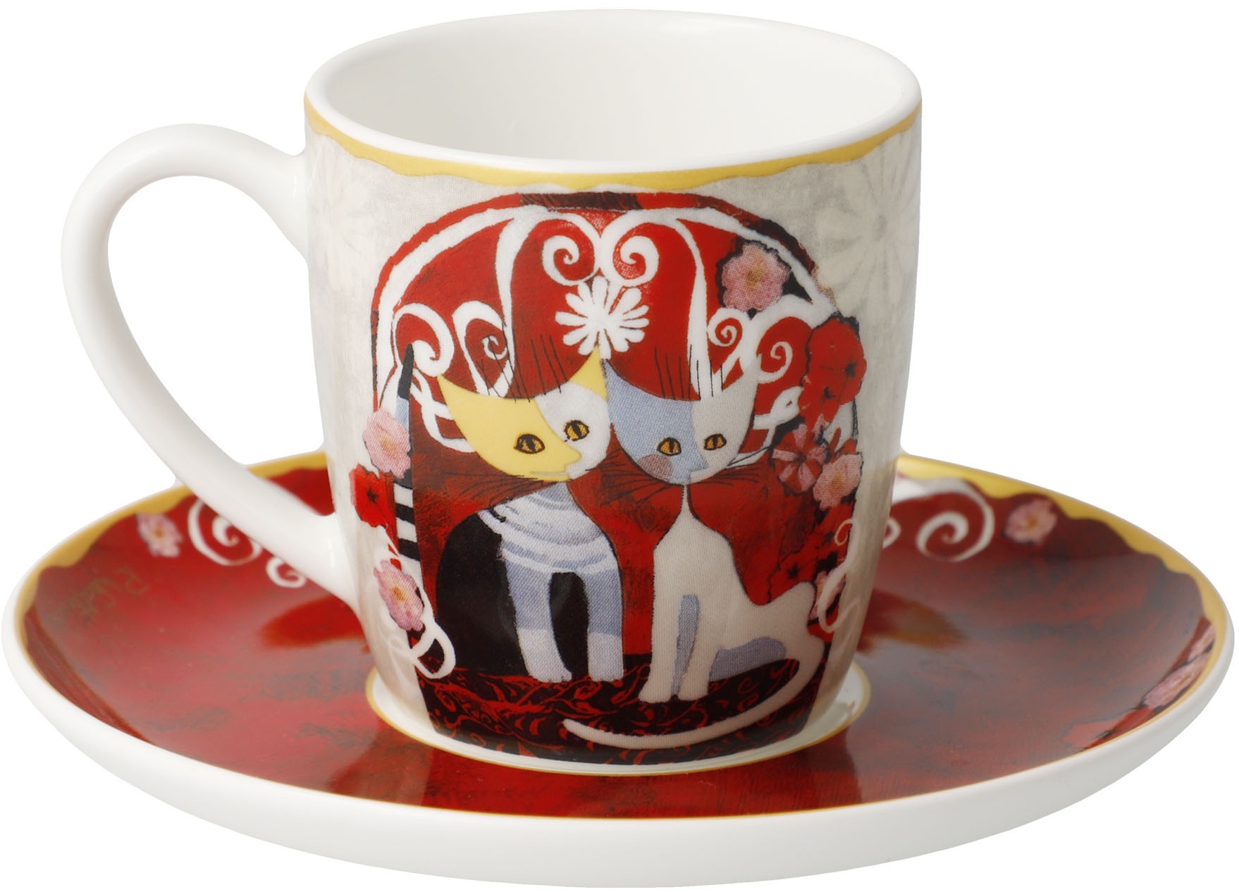 Goebel Tasse »Espressotasse R. Wachtmeister -Templi dell' amore«