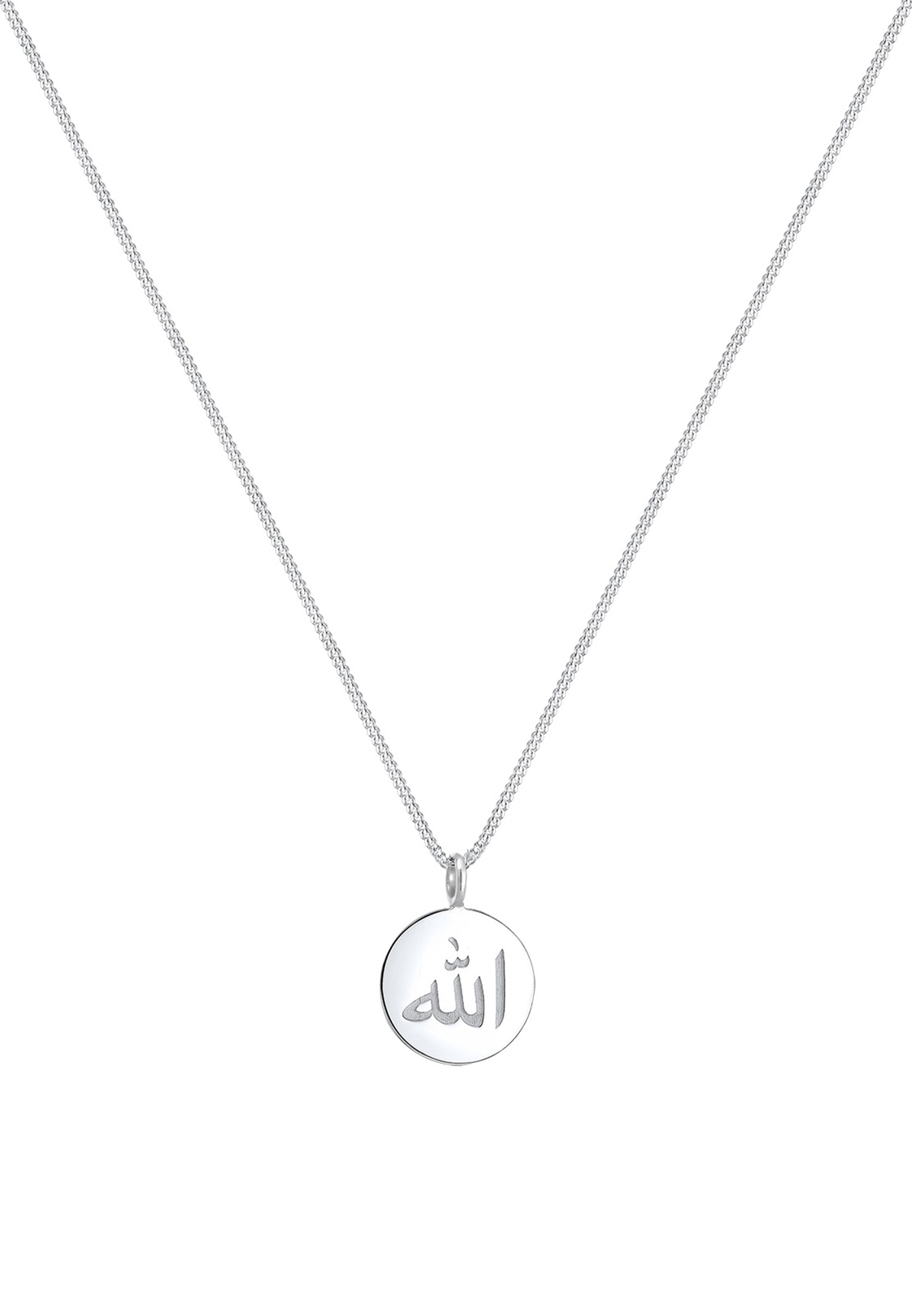 Elli Kette mit Anhänger »Schriftzeichen Allahu Akbar 925 Sterling Silber«