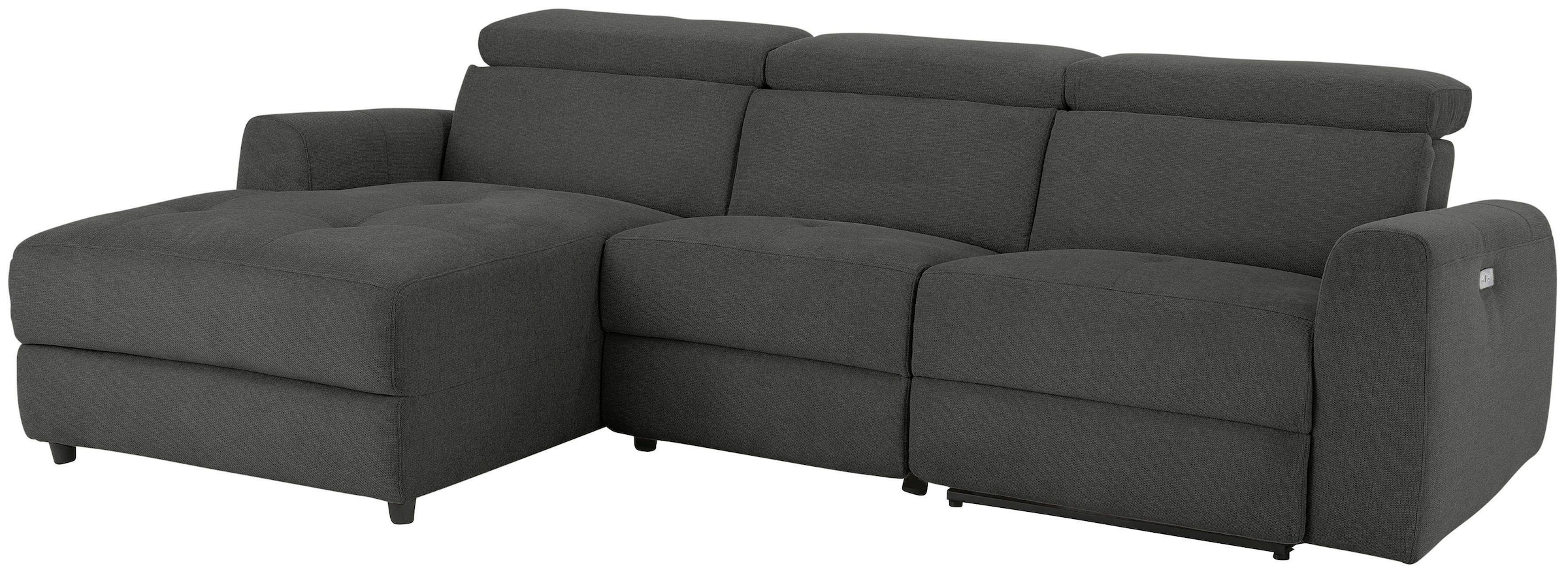 Home affaire Ecksofa »Sentrano, L-Form,«, 275 cm, man. o. elektr. Relaxfunktion und USB/Kopfverstellung