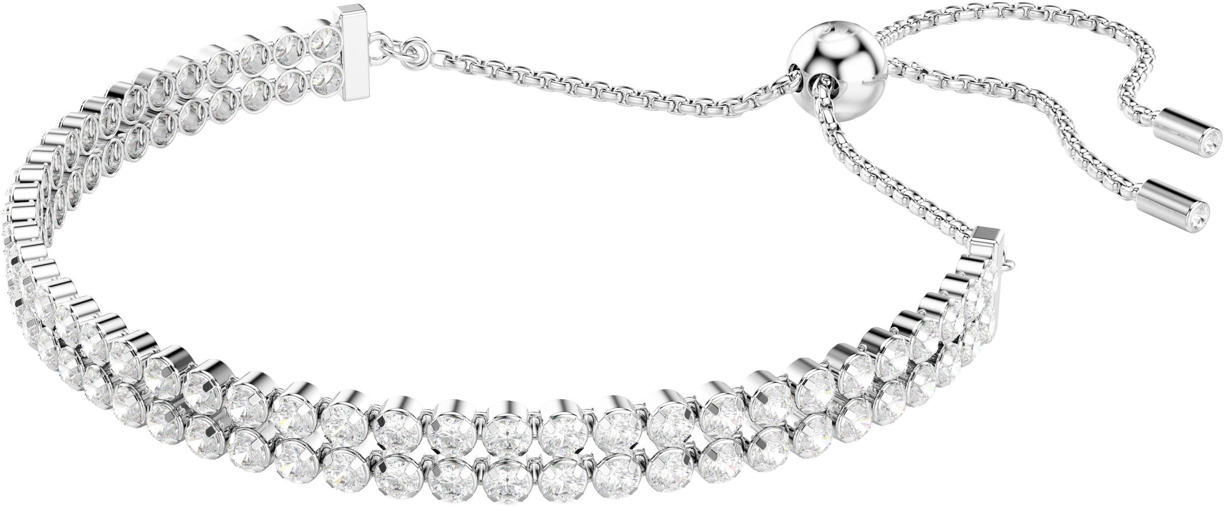 Swarovski Armband »Schmuck Geschenk Matrix Tennis Armkette, 5677823, 5678252«, mit Swarovski® Kristall