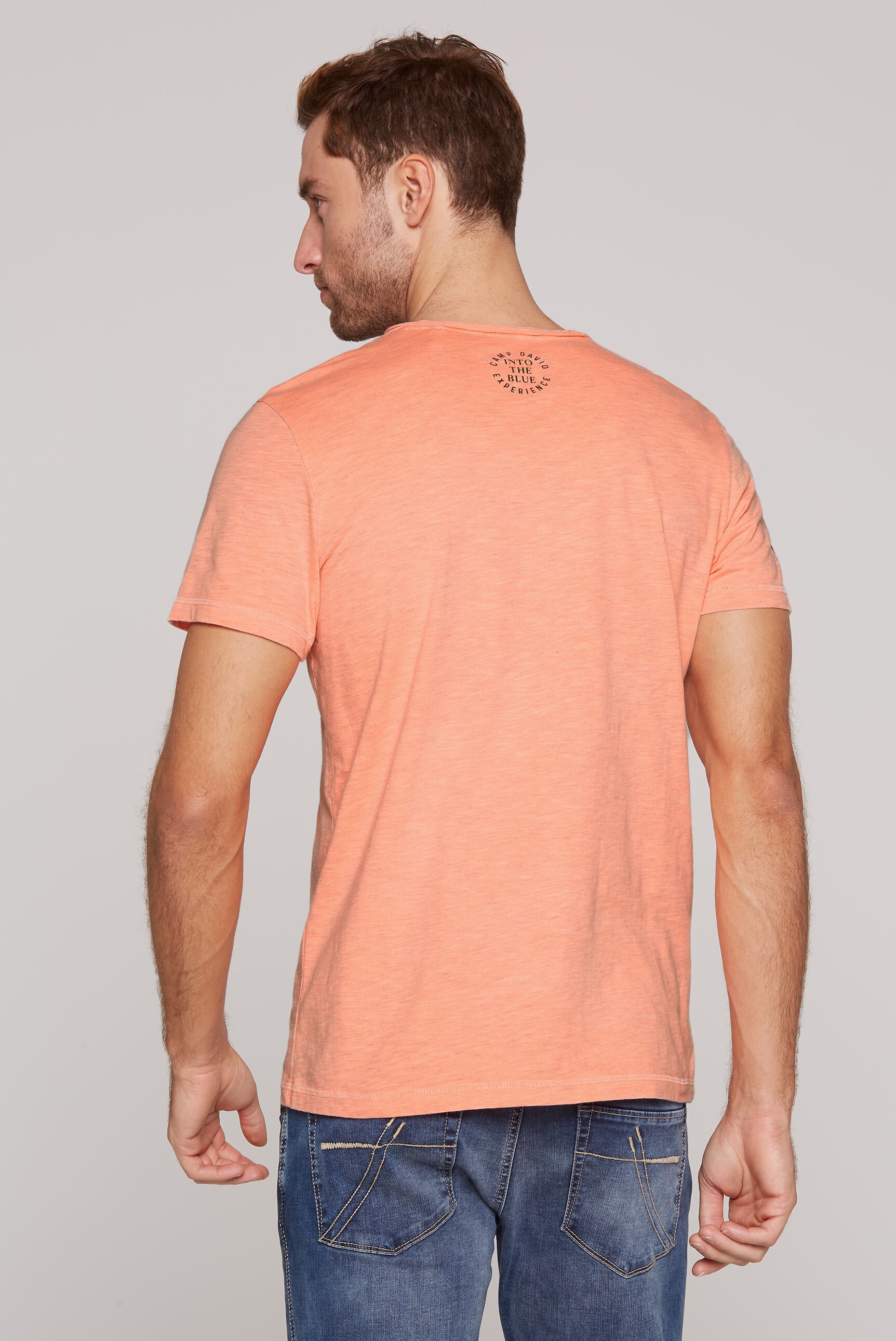 CAMP DAVID Rundhalsshirt, mit Baumwolle