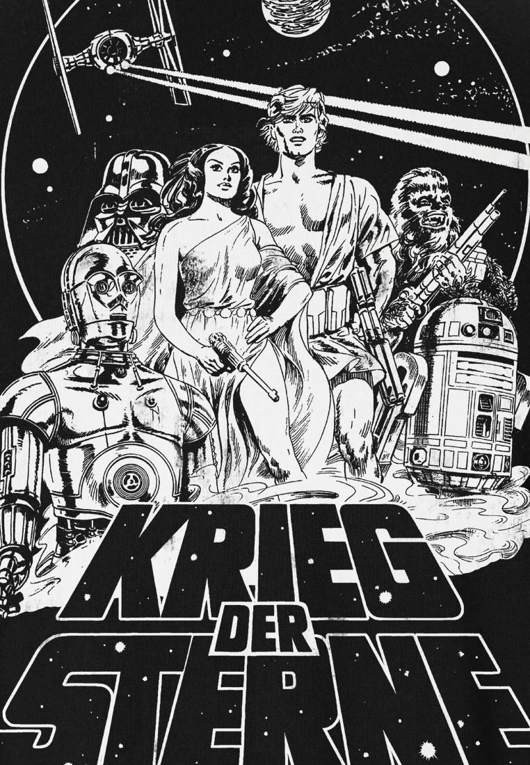 LOGOSHIRT T-Shirt »Krieg der Sterne - Emblem«, mit coolem Frontprint