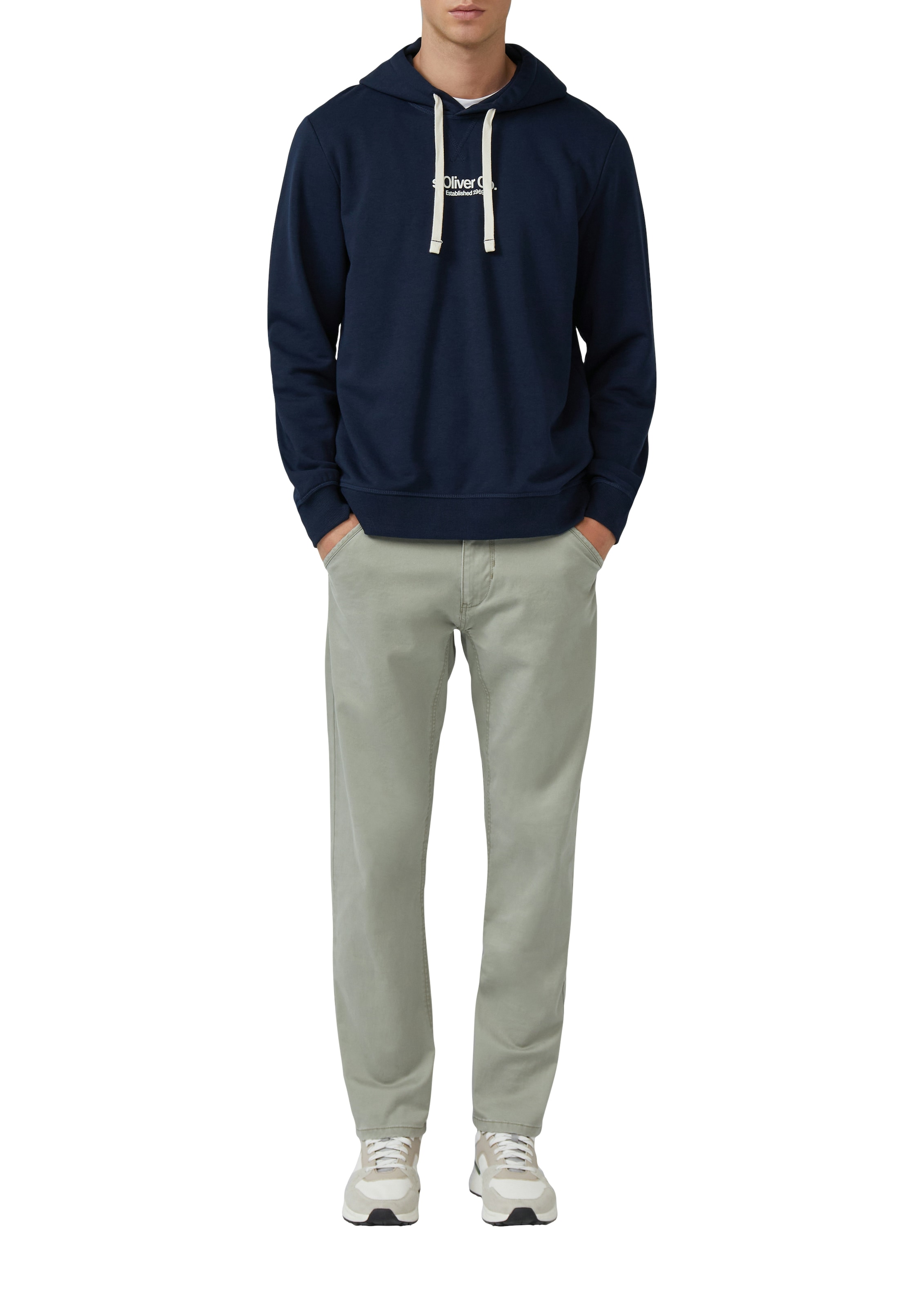 s.Oliver Hoodie, mit Logo Schriftzug