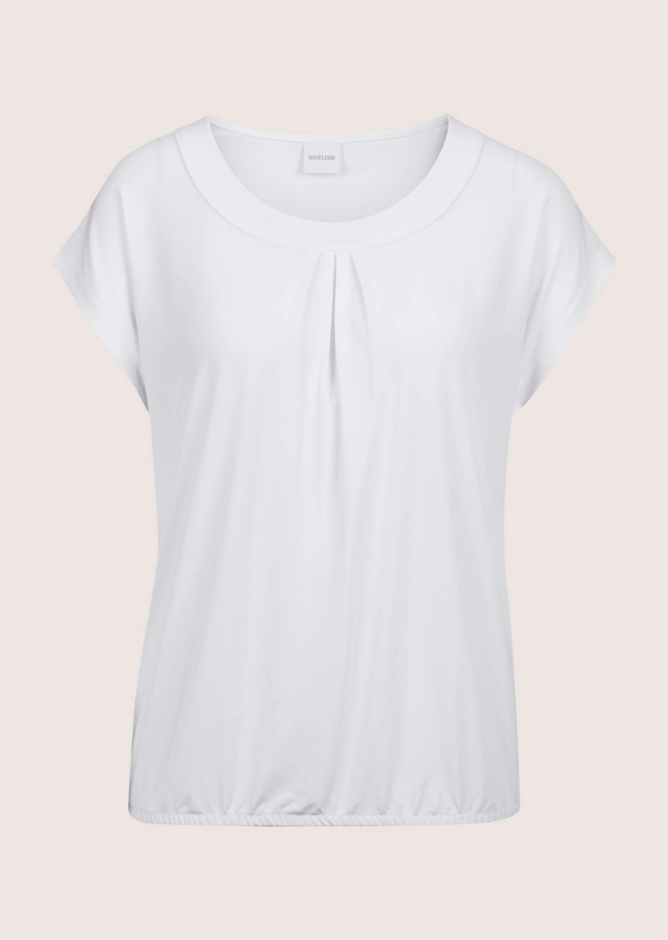 MADELEINE Kurzarmshirt "Shirt Leichtes Kurzarm-Shirt mit Rundhalsausschnitt"