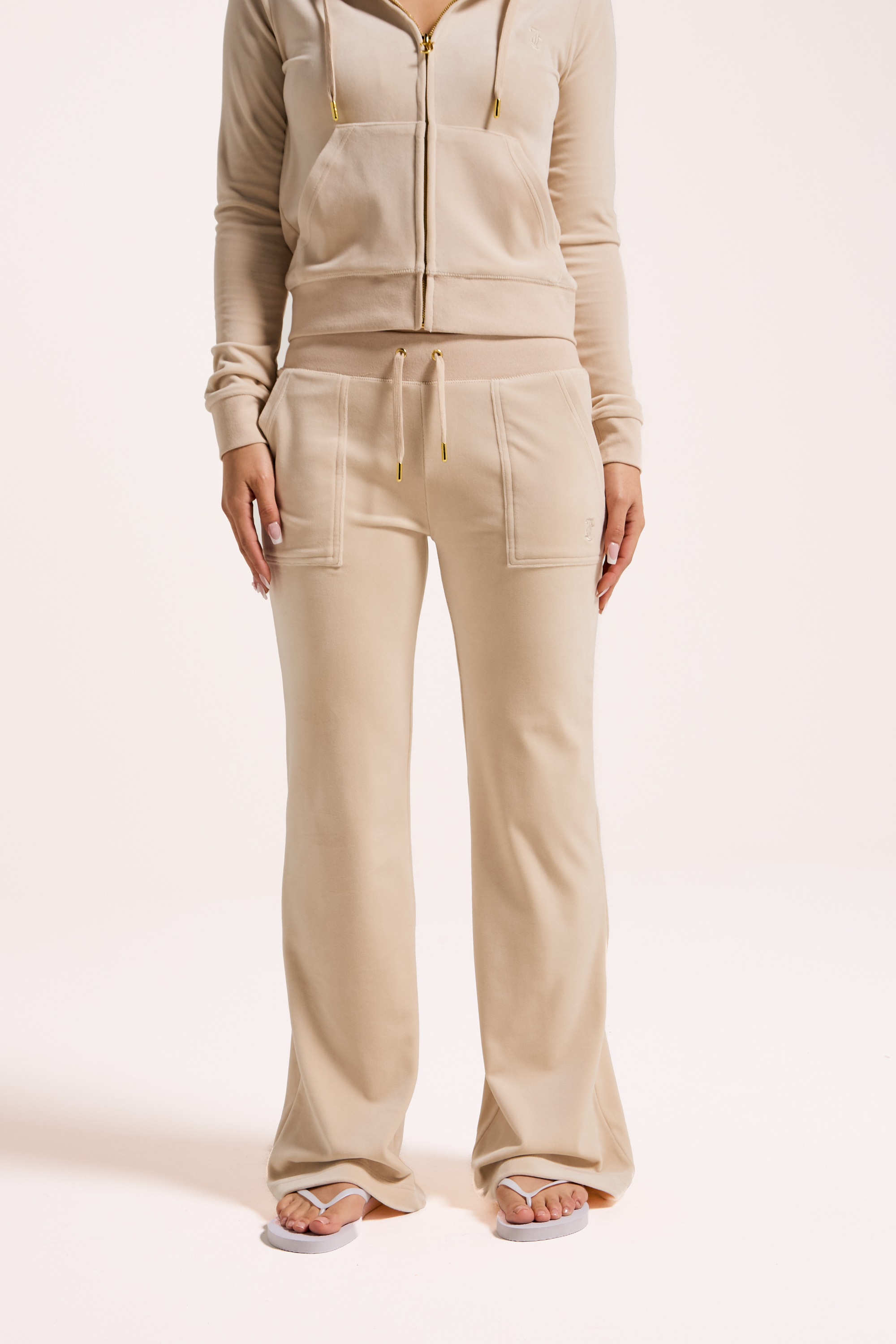 Juicy Couture Sweathose "LAYLA LOW RISE POCKET GOLD HARDWARE Damen", Traini günstig online kaufen