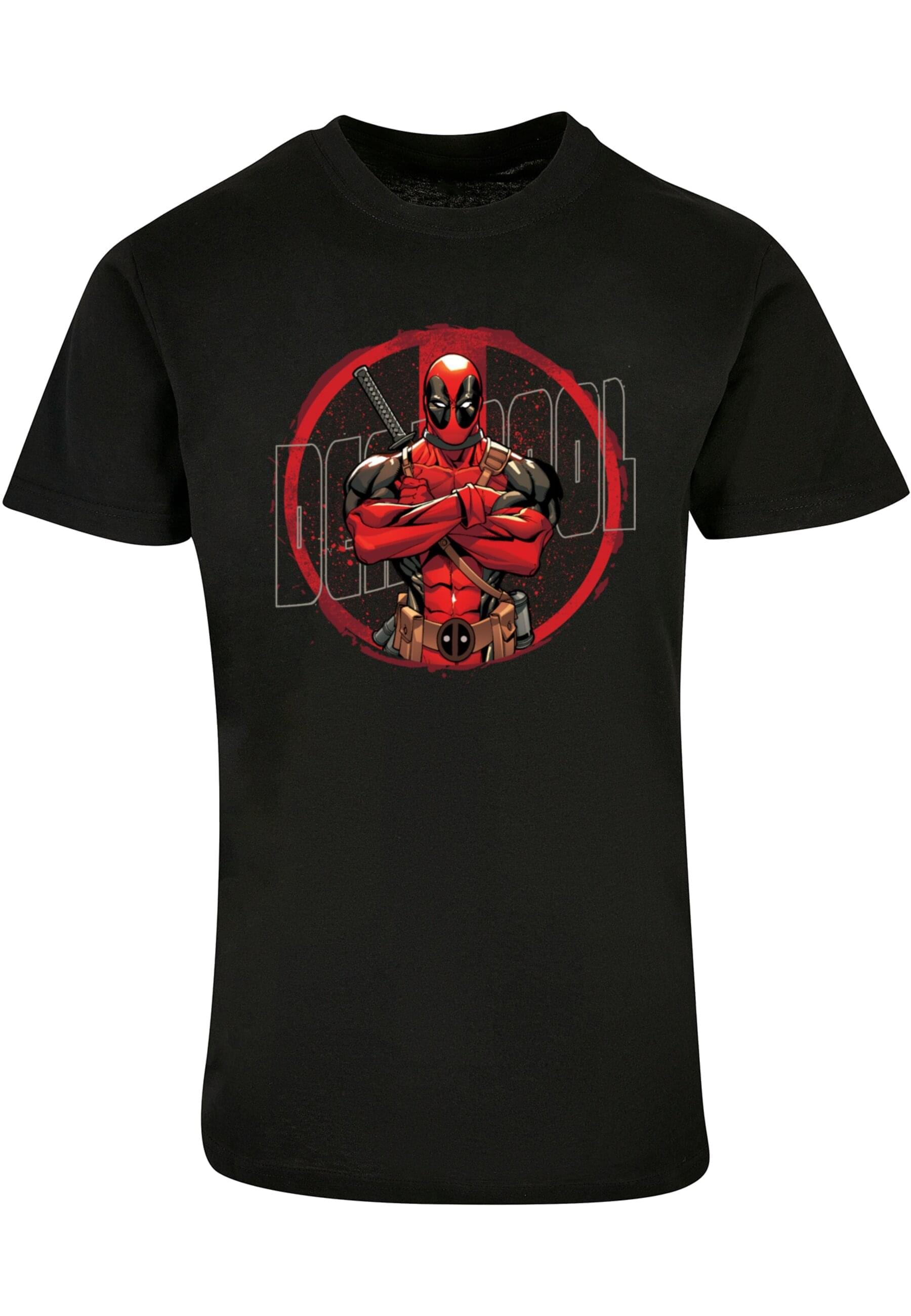 T-Shirt »ABSOLUTE CULT Herren Deadpool - Splatter Posed Logo T-Shirt«