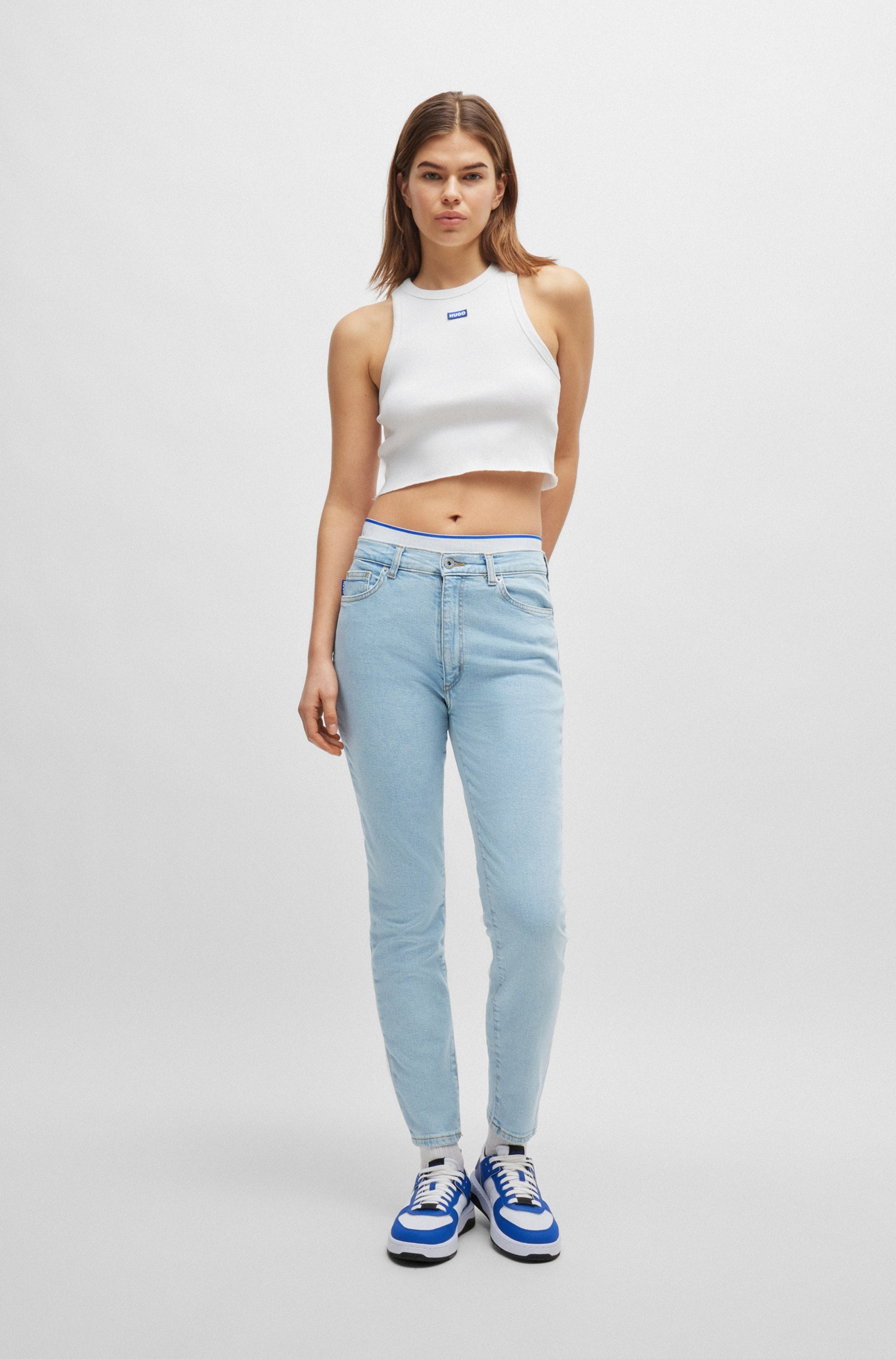 HUGO Blue Skinny-fit-Jeans »Malu« Skinny Fit mit mittlerer Leibhöhe