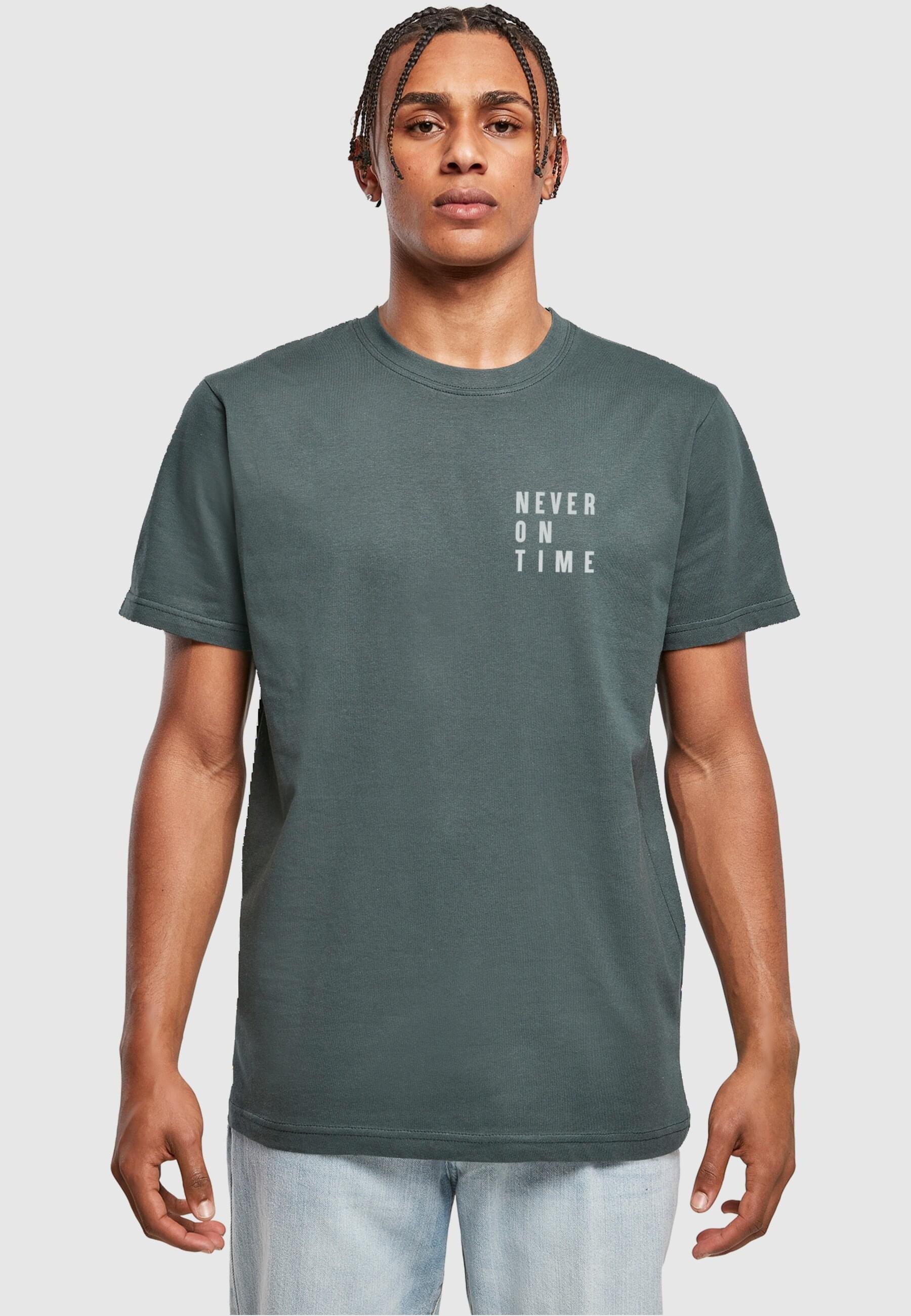 MisterTee Kurzarmshirt »MisterTee Damen Never On Time Tee«, (1 tlg.)