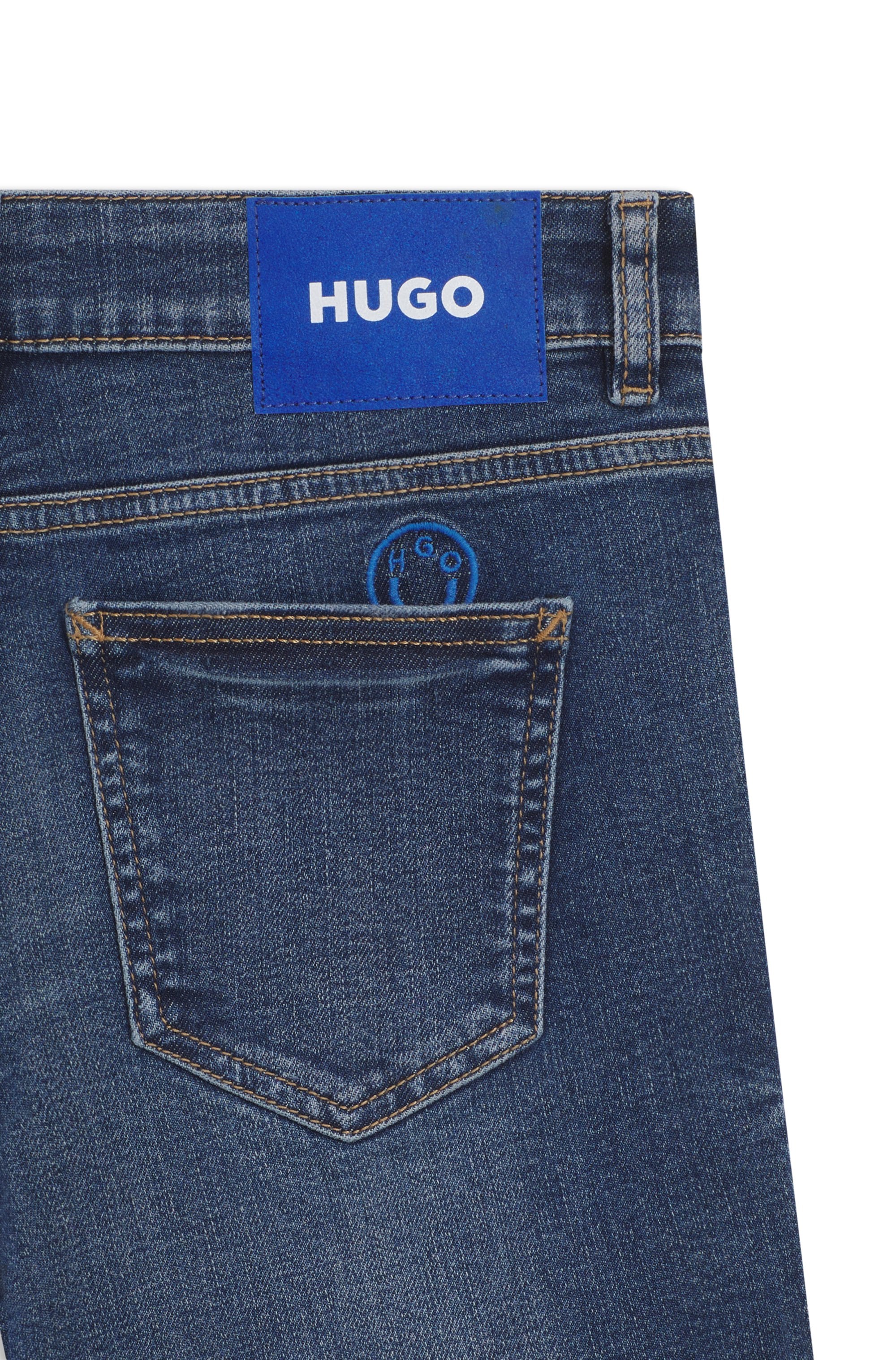 HUGO Blue Skinny-fit-Jeans »Garuka«, mit niedriger Leibhöhe