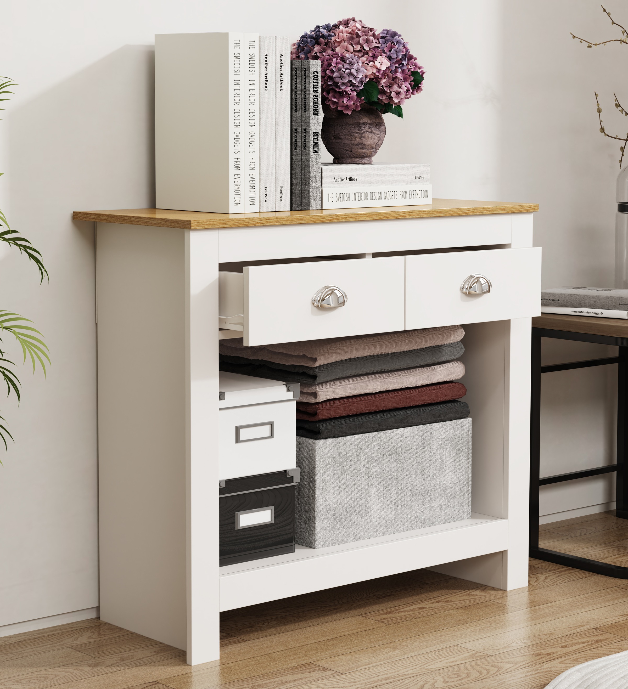 VCM Kommode »Holz Kommode Sideboard Schublade BalusaS«